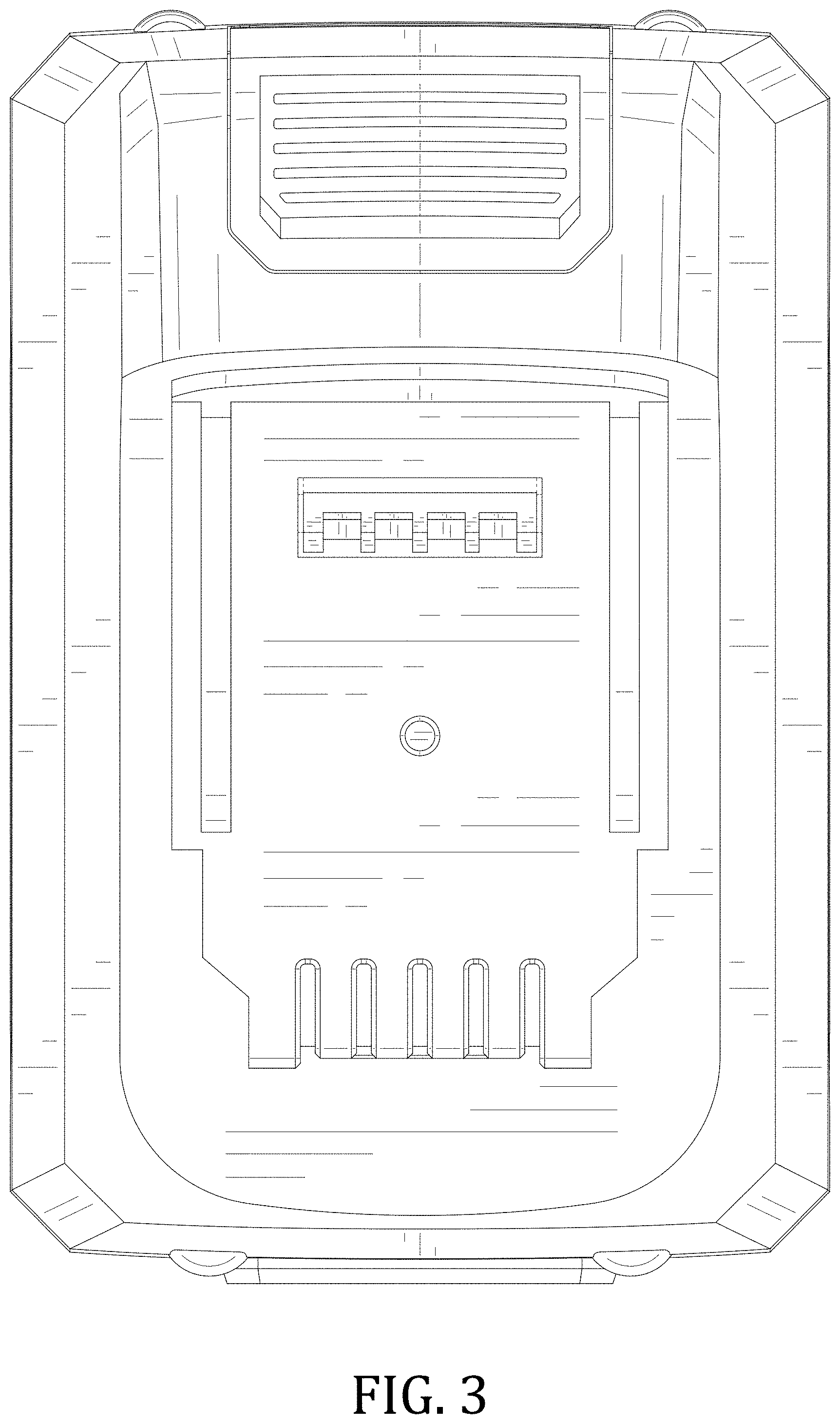 Patent USD1001728 Figure 3 – Power tool battery pack