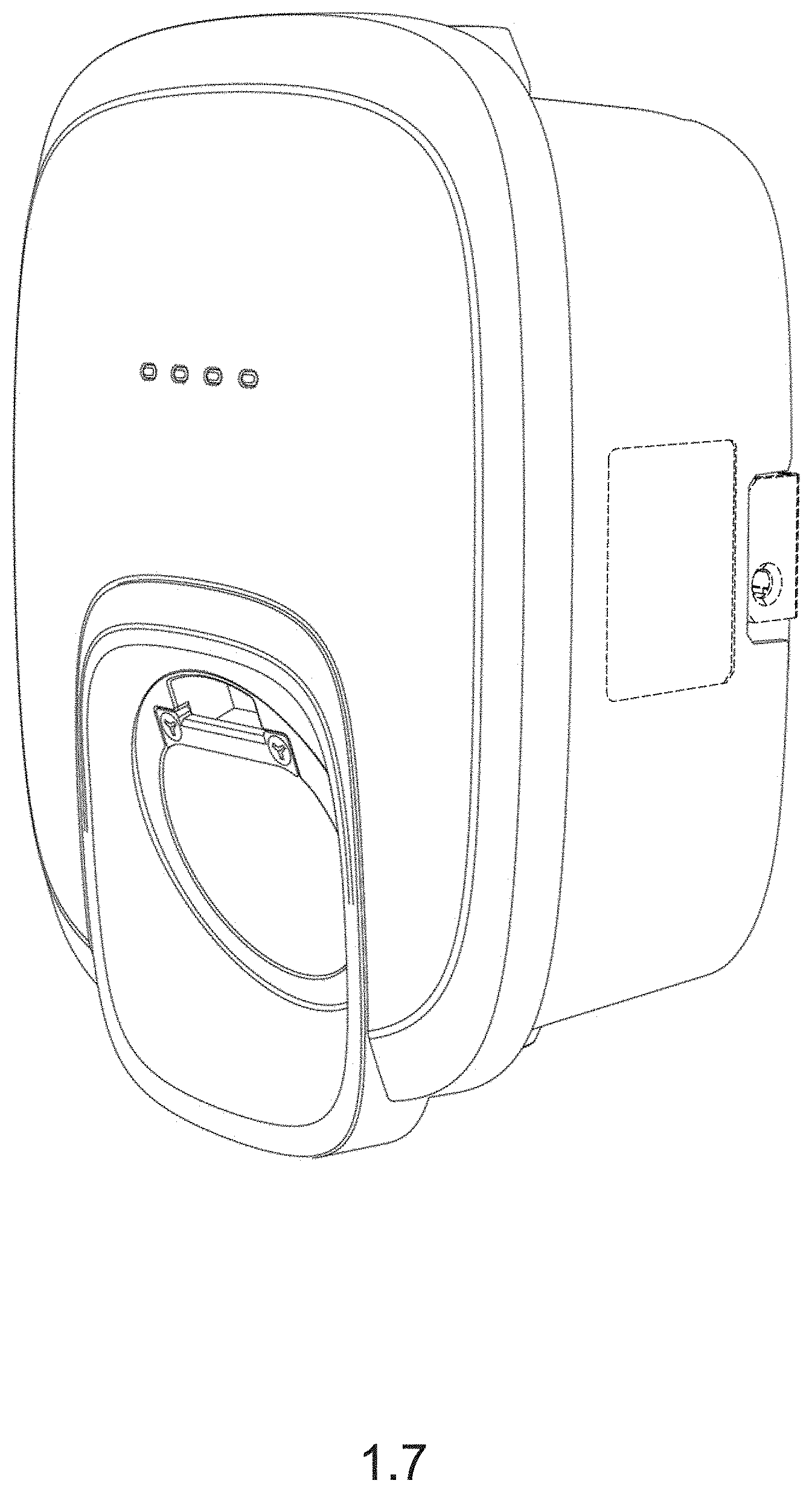 Patent USD1001729 Figure 7 – Charging station for electric vehicles