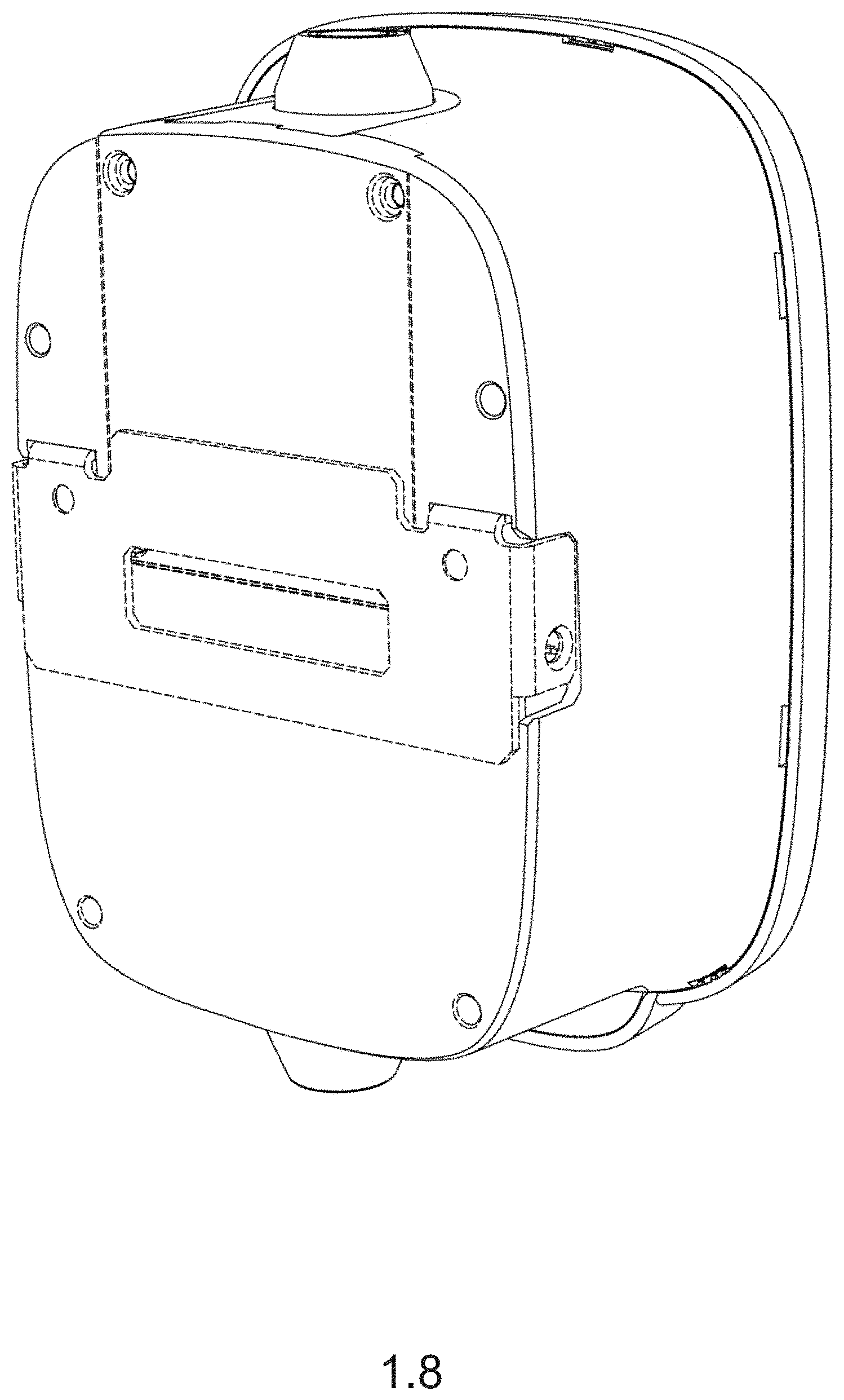 Patent USD1001729 Figure 8 – Charging station for electric vehicles