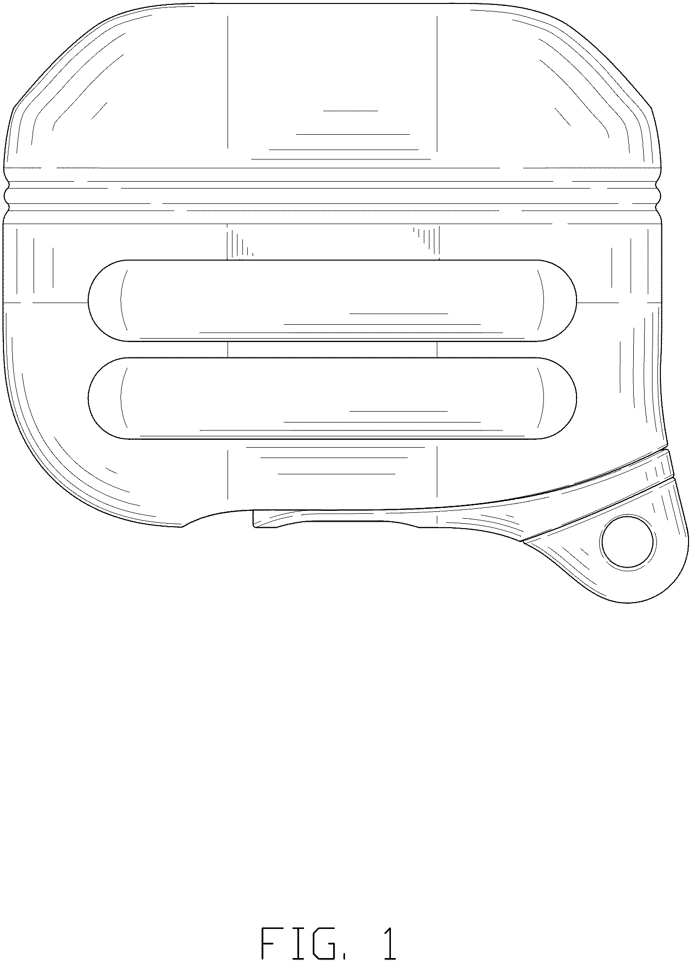 Patent USD1001730 — Earphone case — Figure 1