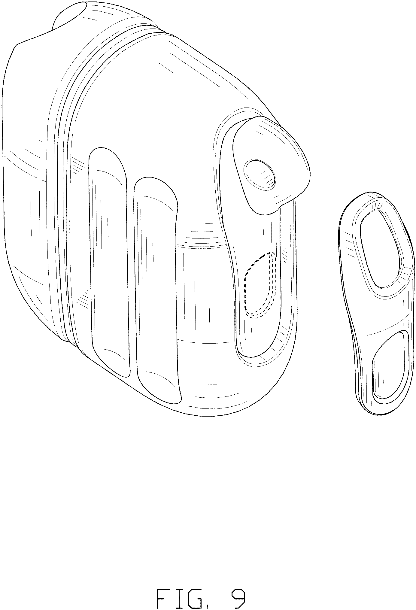 Patent USD1001730 Figure 9 – Earphone case