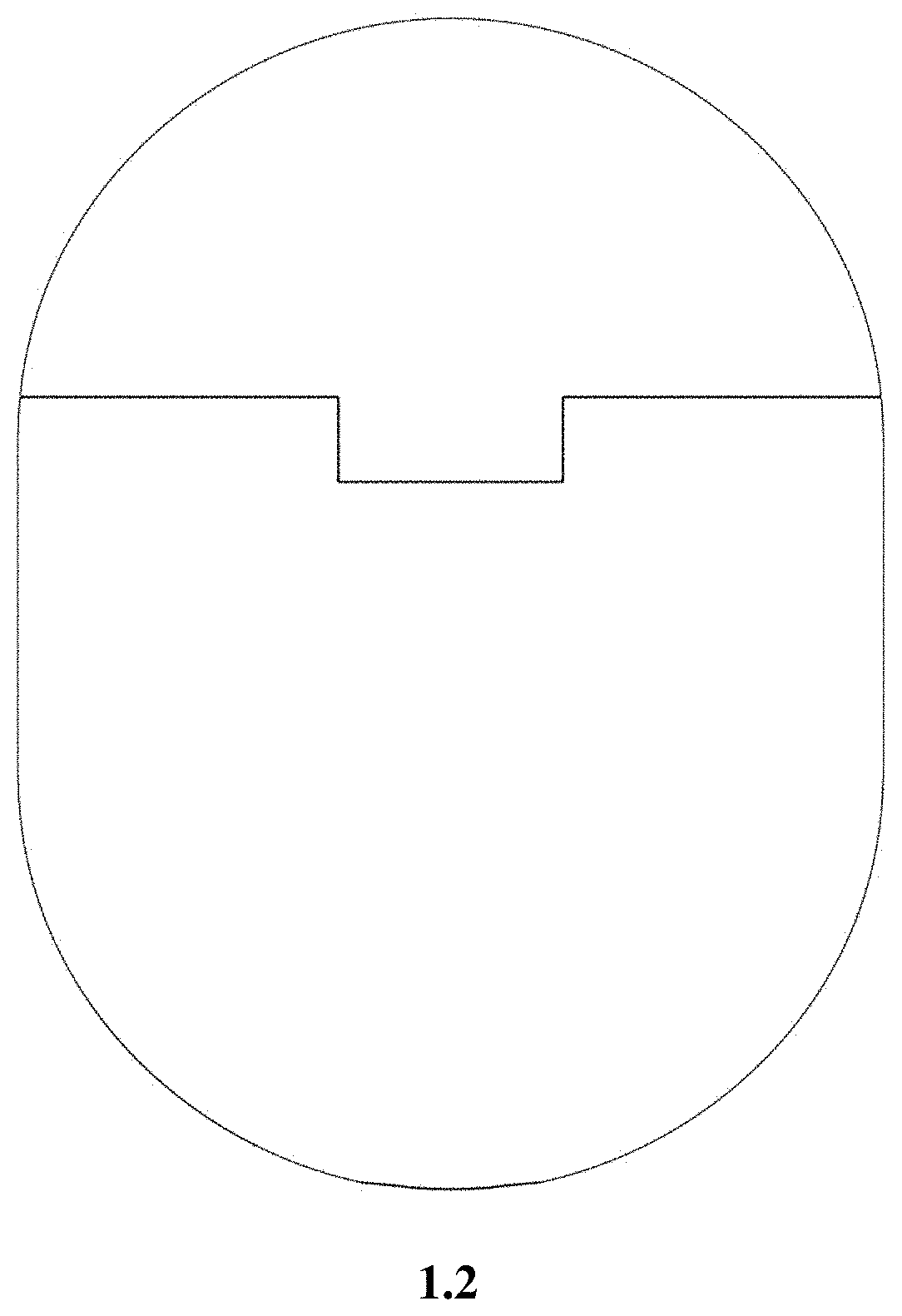 Patent USD1001731 Figure 2 – Charging case for earphones