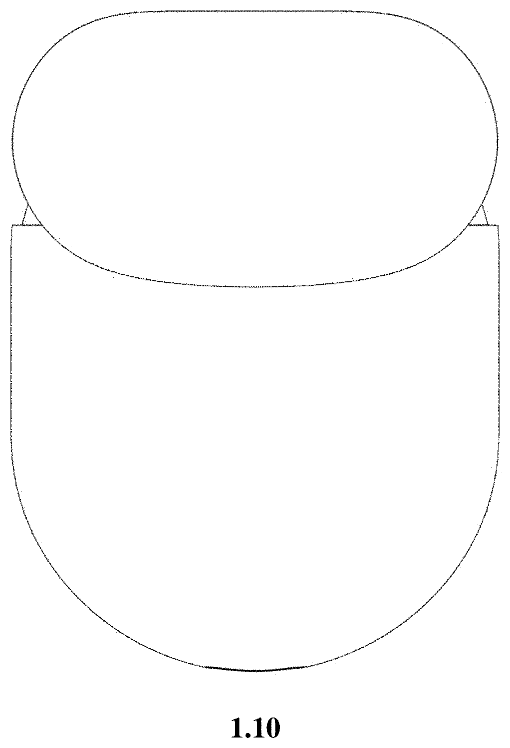 Patent USD1001731 Figure 9 – Charging case for earphones