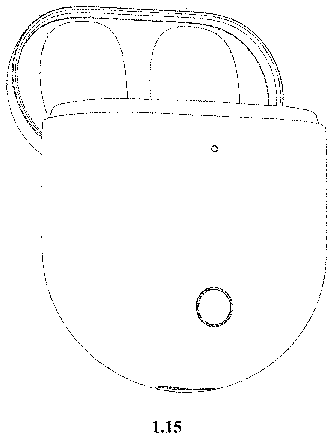 Patent USD1001731 Figure 13 – Charging case for earphones