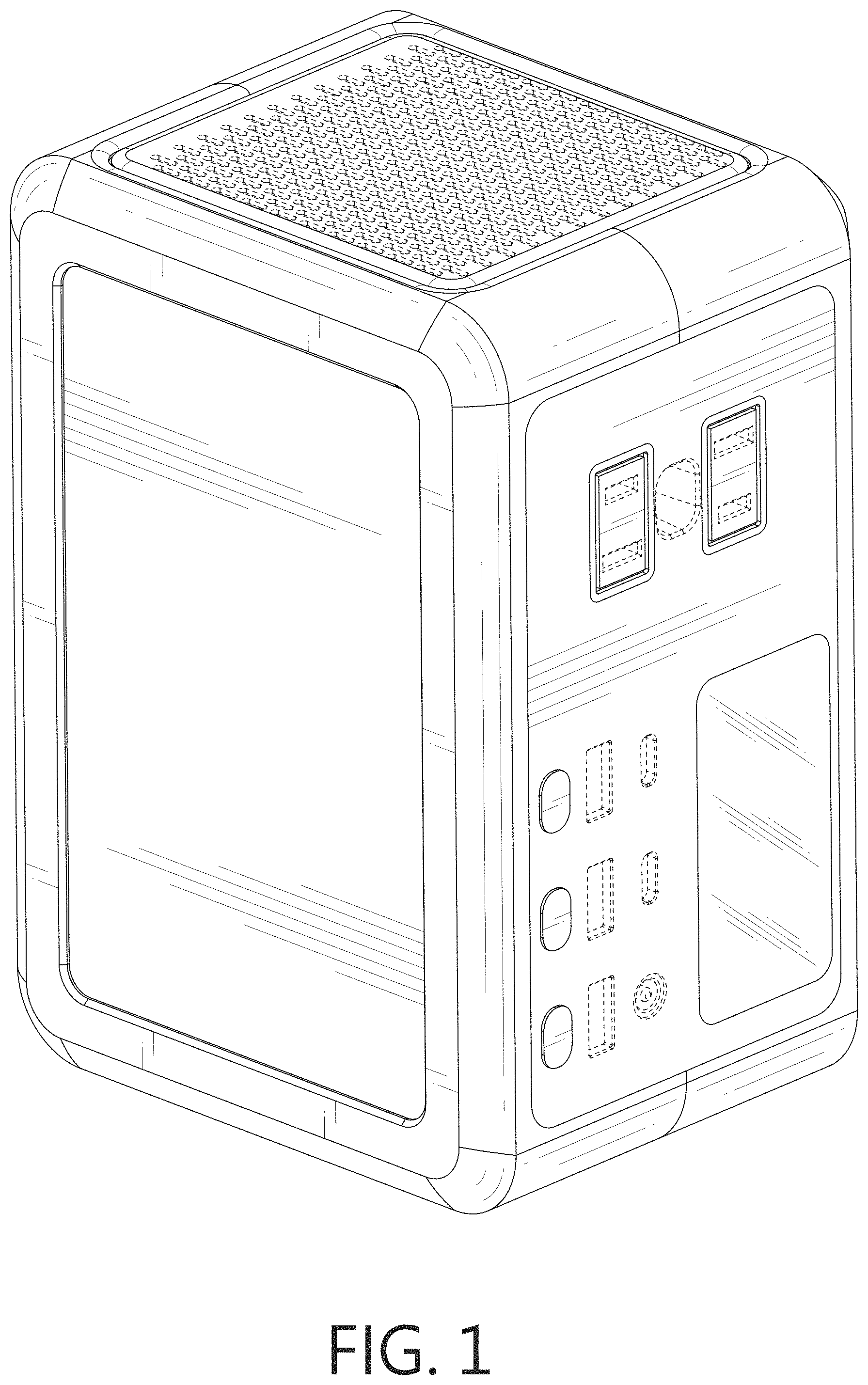 Patent USD1001732 Figure 1 – Portable power station