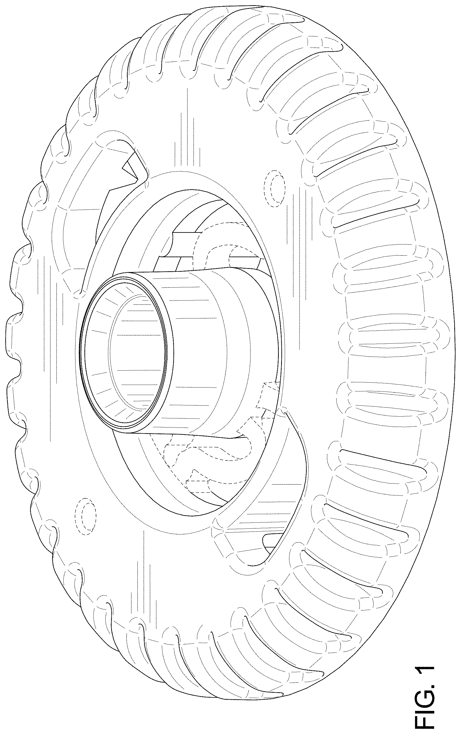 Patent USD1001736 Figure 1 – Fuel cell adapter for tool