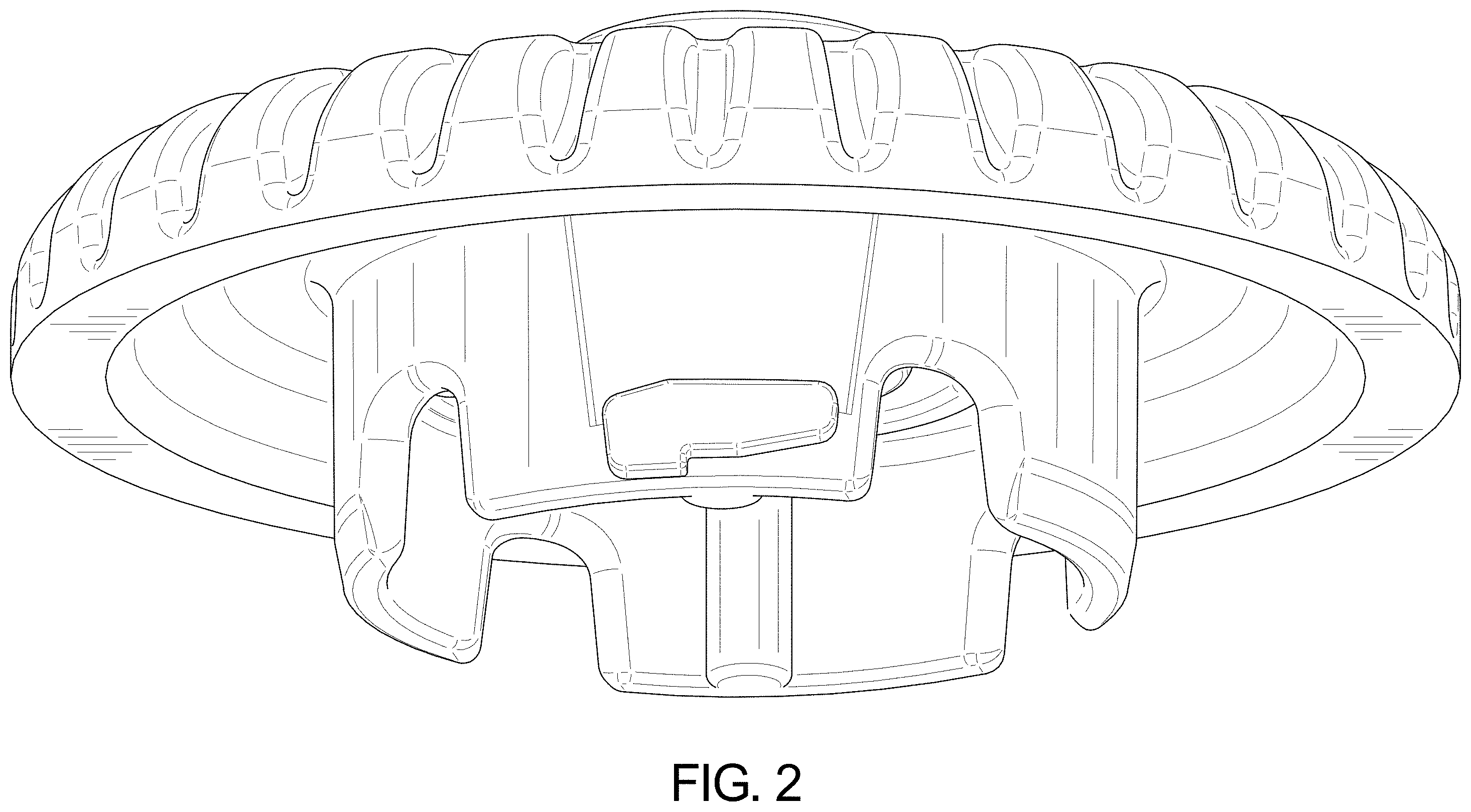 Patent USD1001736 Figure 2 – Fuel cell adapter for tool
