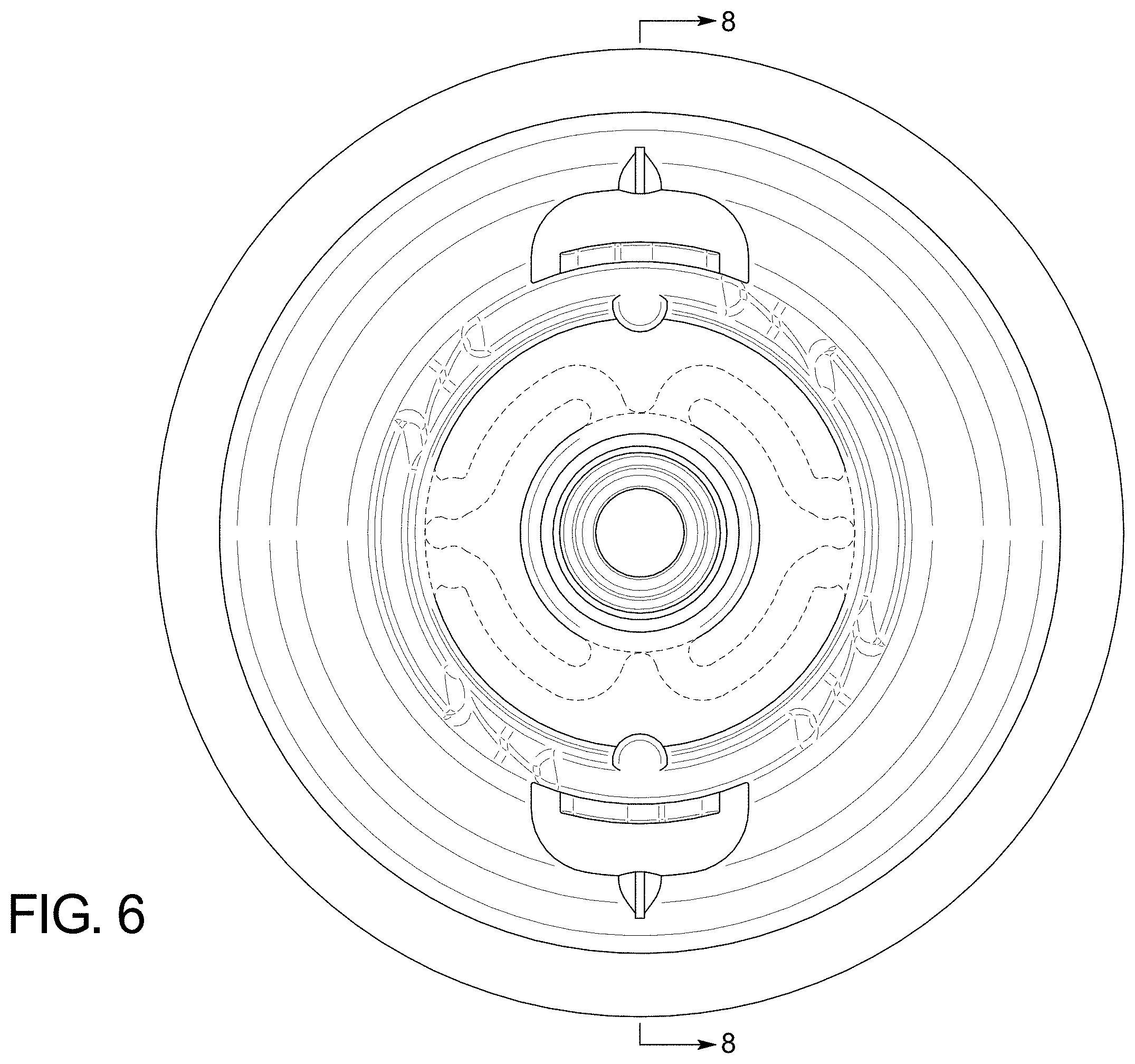Patent USD1001736 Figure 5 – Fuel cell adapter for tool