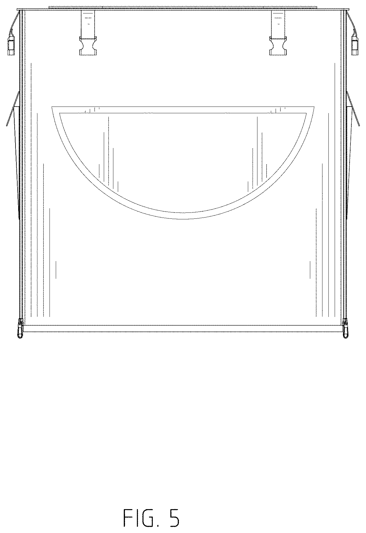 Patent USD1001738 Figure 5 – Generator cover