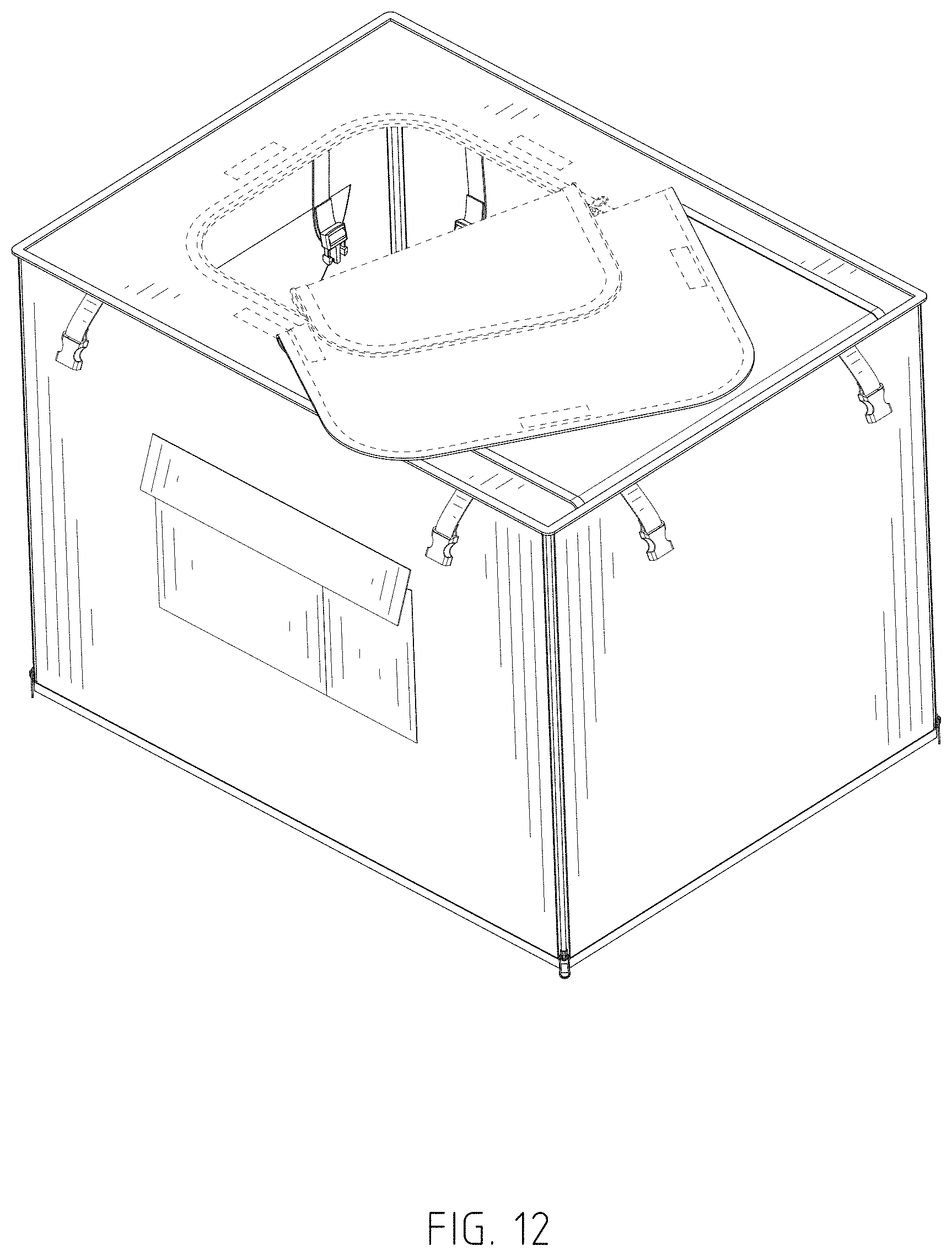Patent USD1001738 Figure 12 – Generator cover