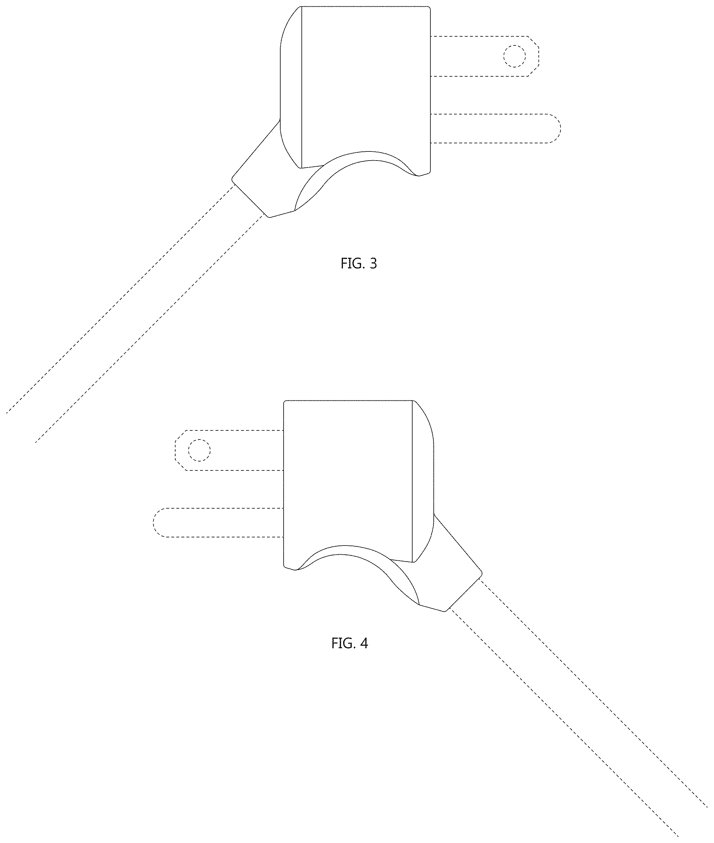 Patent USD1001742 Figure 2 – Electrical plug