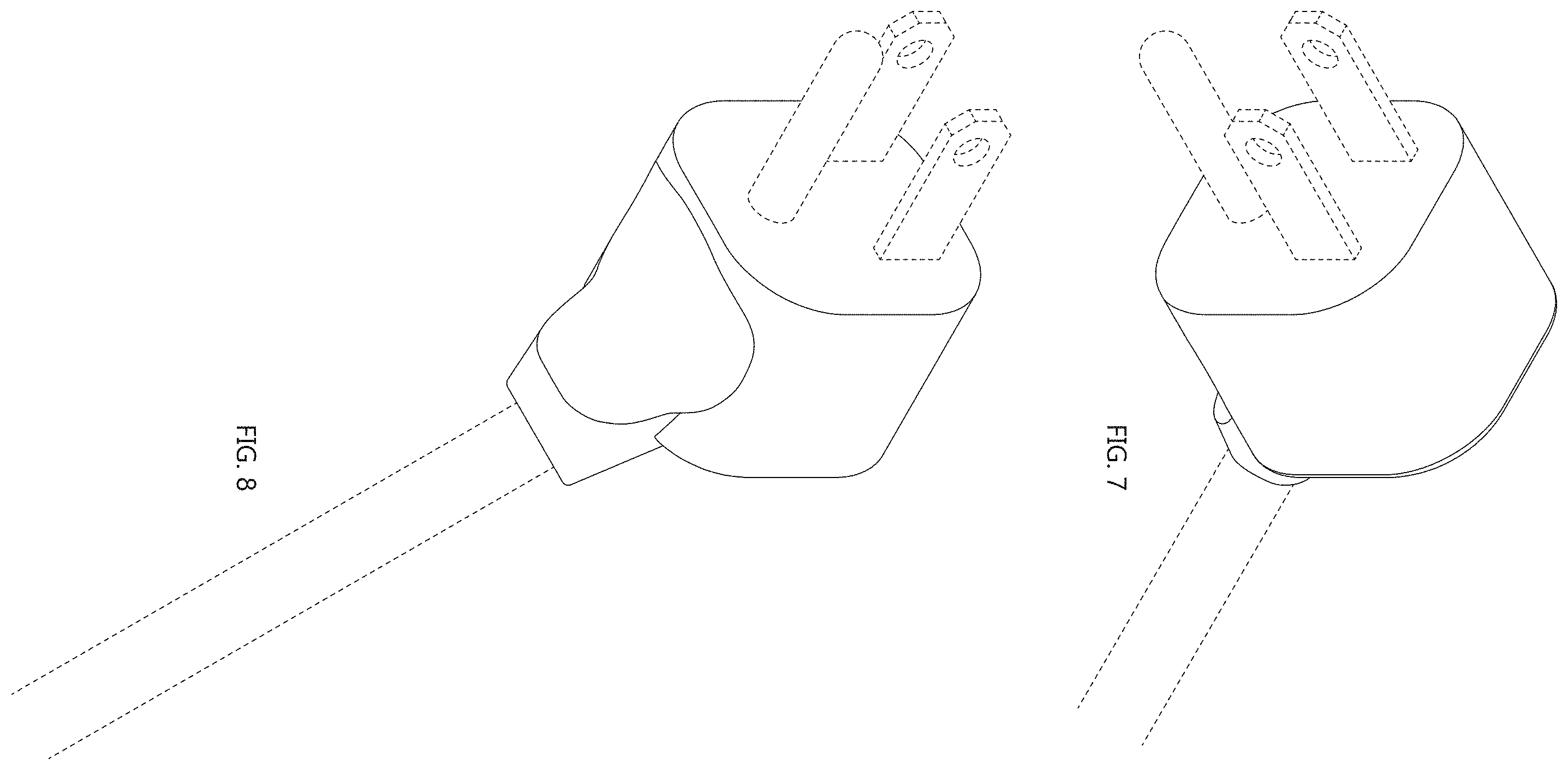 Patent USD1001742 Figure 4 – Electrical plug