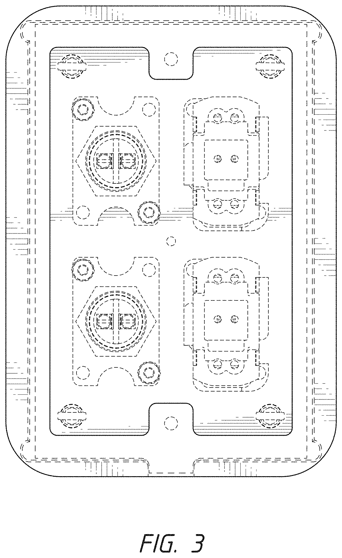 Patent USD1001748 Figure 3 – Switch plate