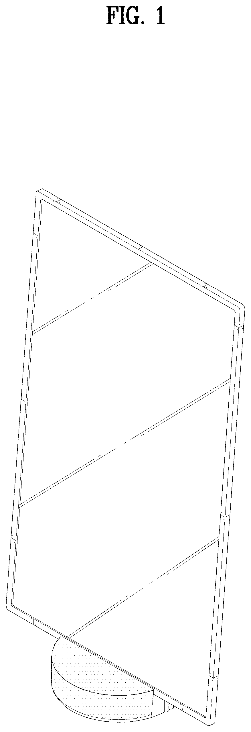 Patent USD1001755 Figure 1 – Television receiver
