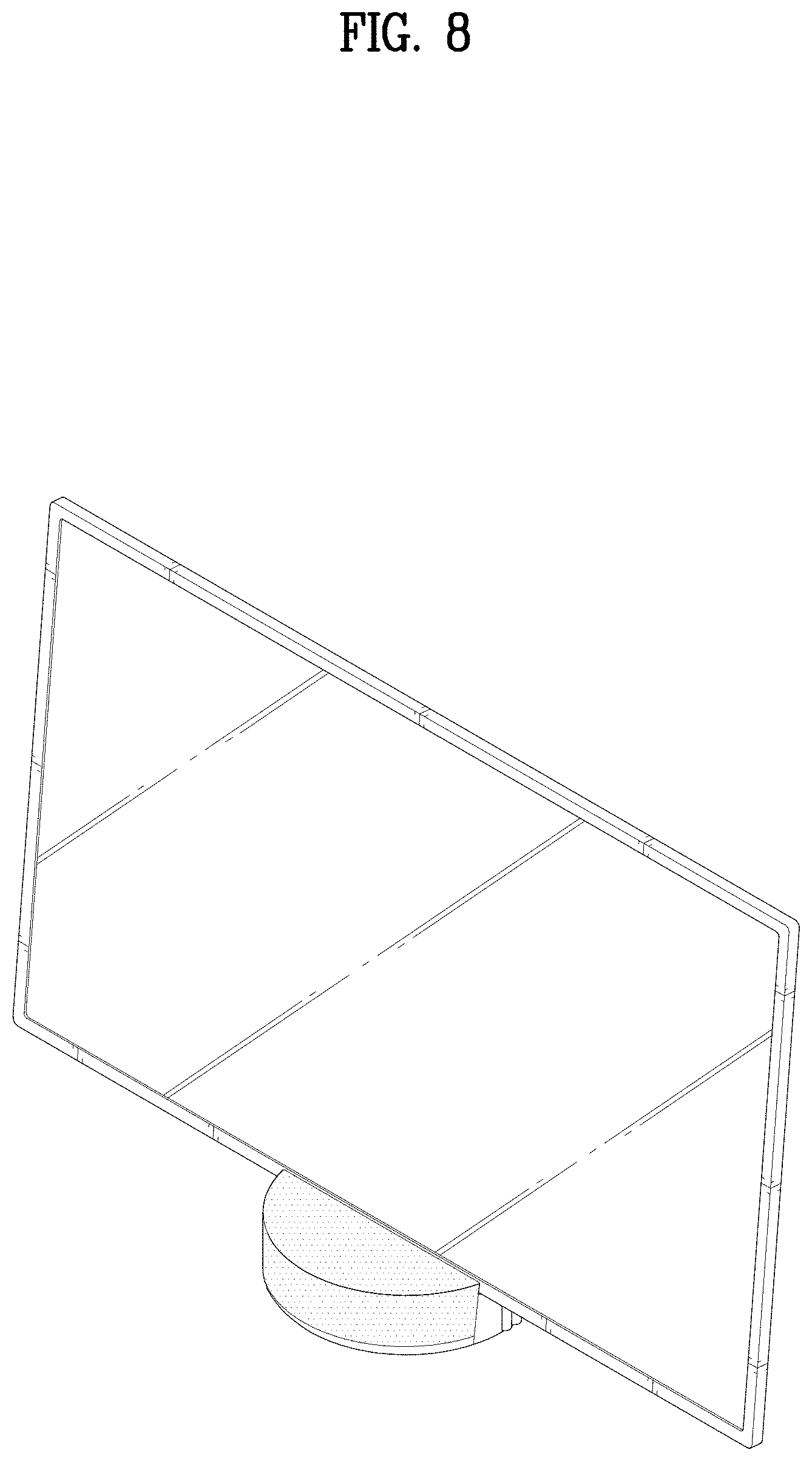Patent USD1001755 Figure 8 – Television receiver