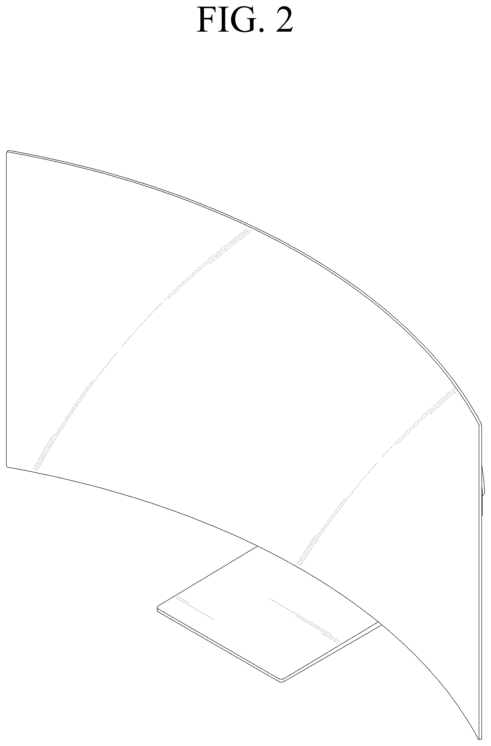 Patent USD1001756 Figure 2 – Television receiver