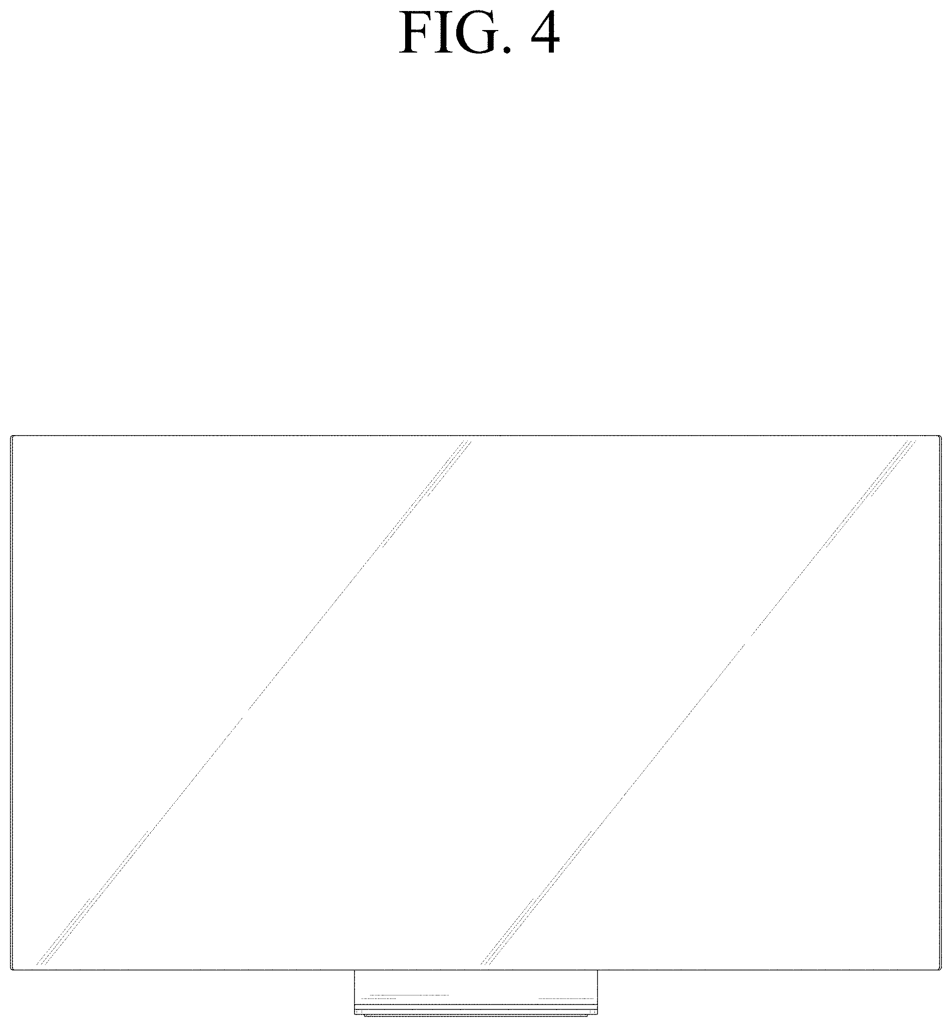 Patent USD1001756 Figure 4 – Television receiver