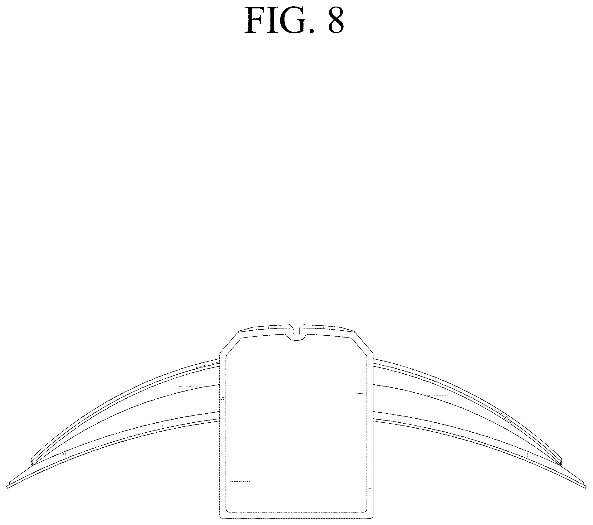 Patent USD1001756 Figure 8 – Television receiver