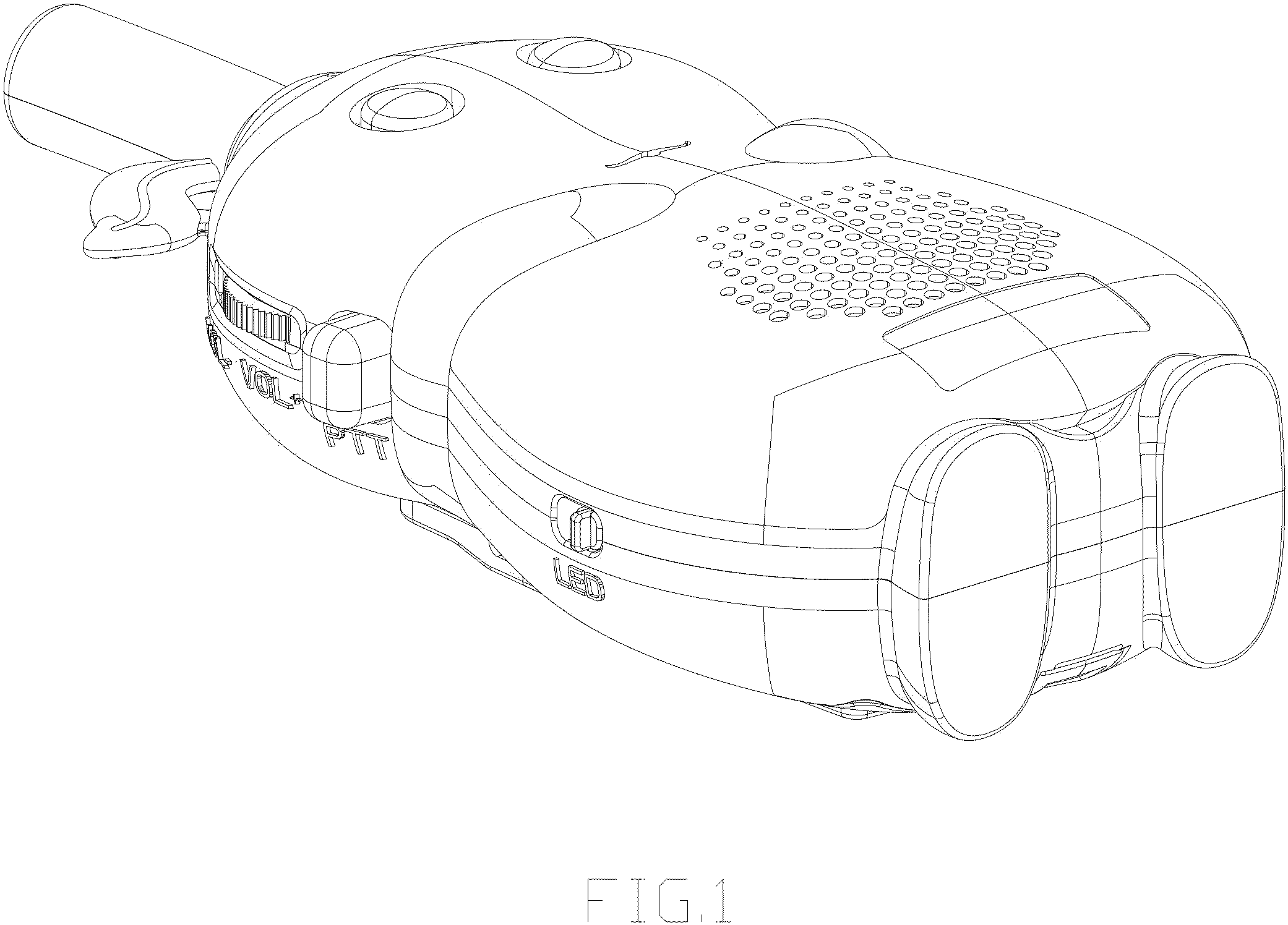 Patent USD1001757 Figure 1 – Two way radio