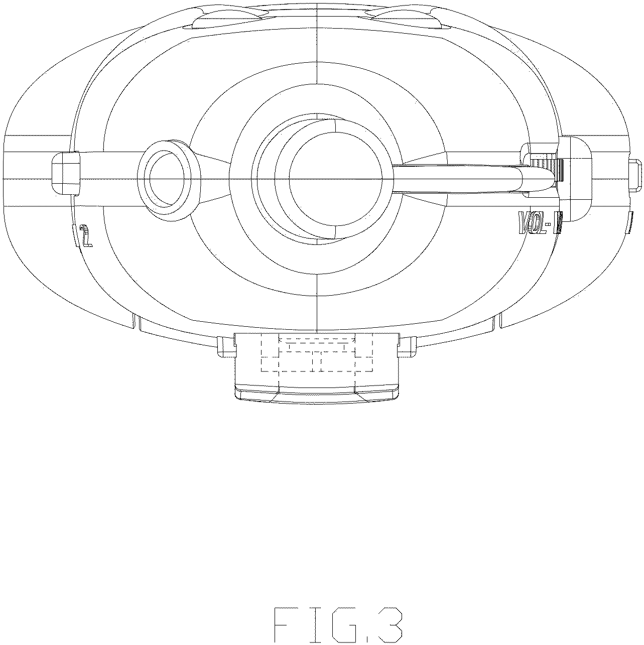 Patent USD1001757 Figure 3 – Two way radio