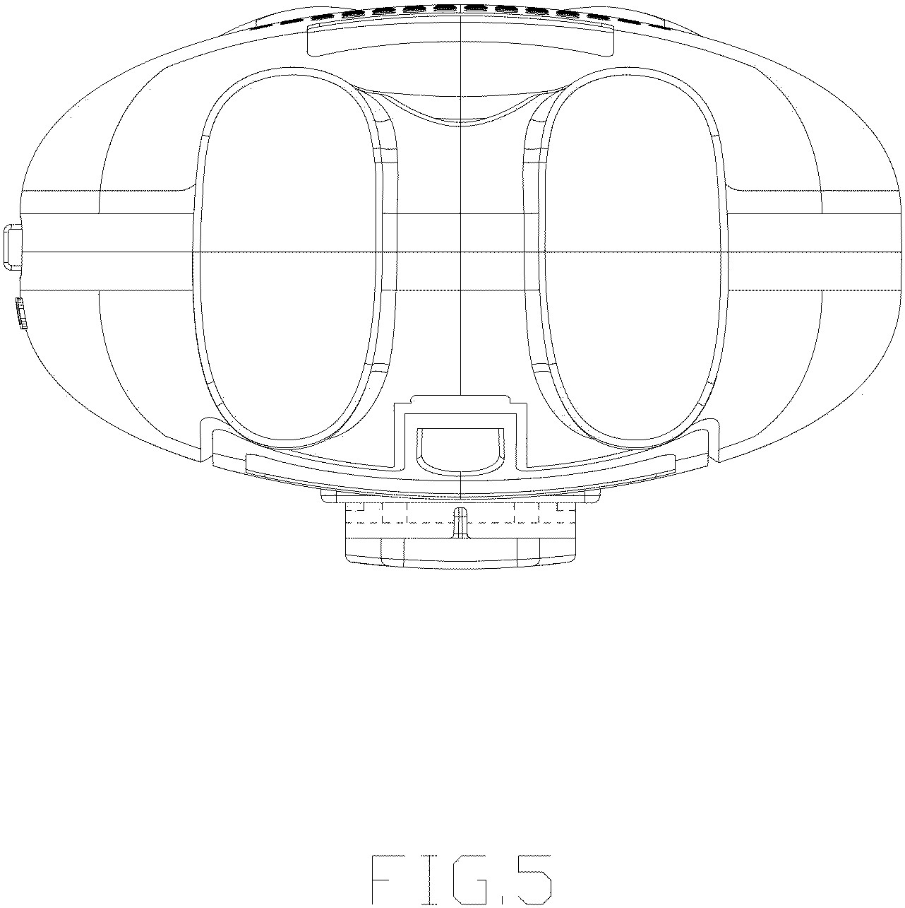 Patent USD1001757 Figure 5 – Two way radio