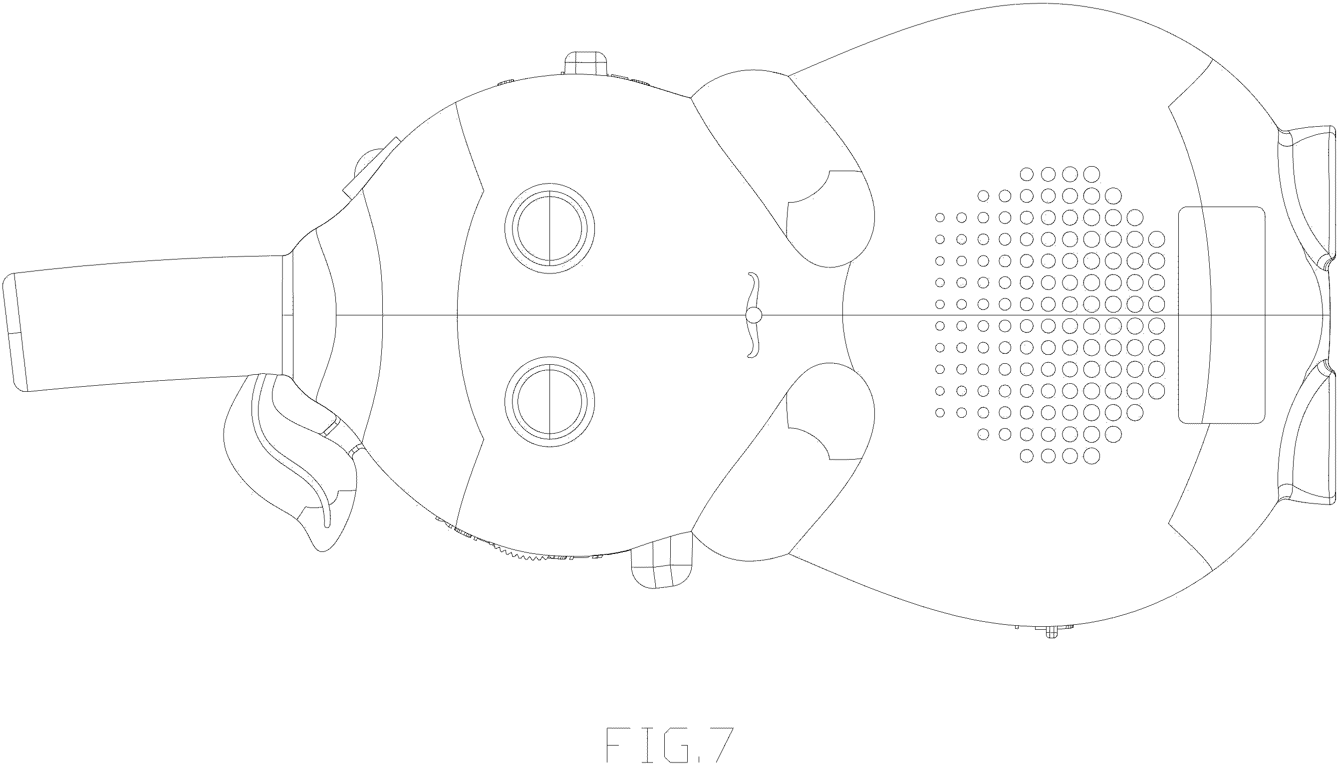 Patent USD1001757 Figure 7 – Two way radio