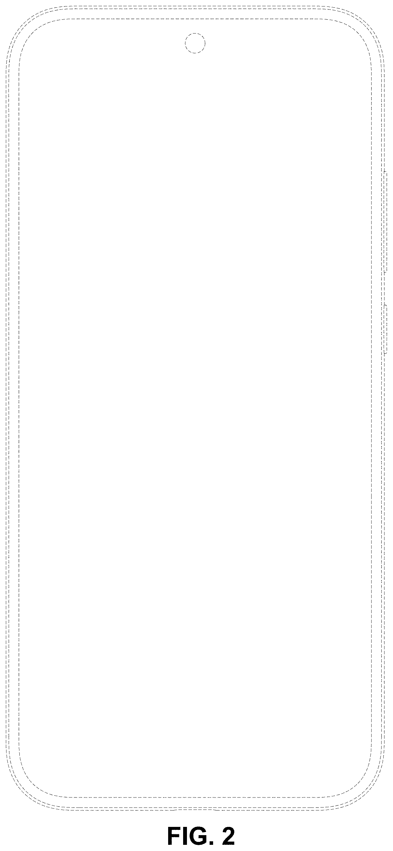 Patent USD1001759 Figure 2 – Mobile phone