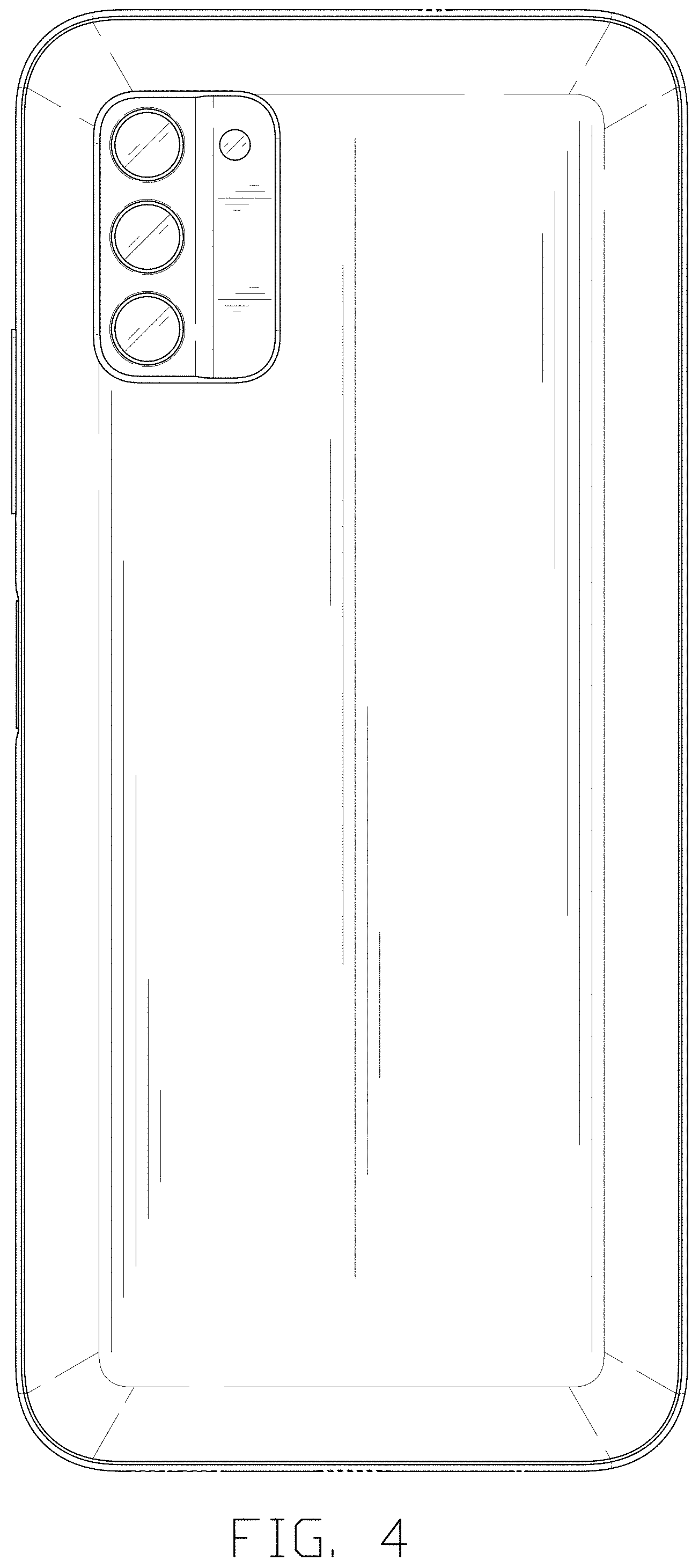 Patent USD1001761 Figure 4 – Mobile phone
