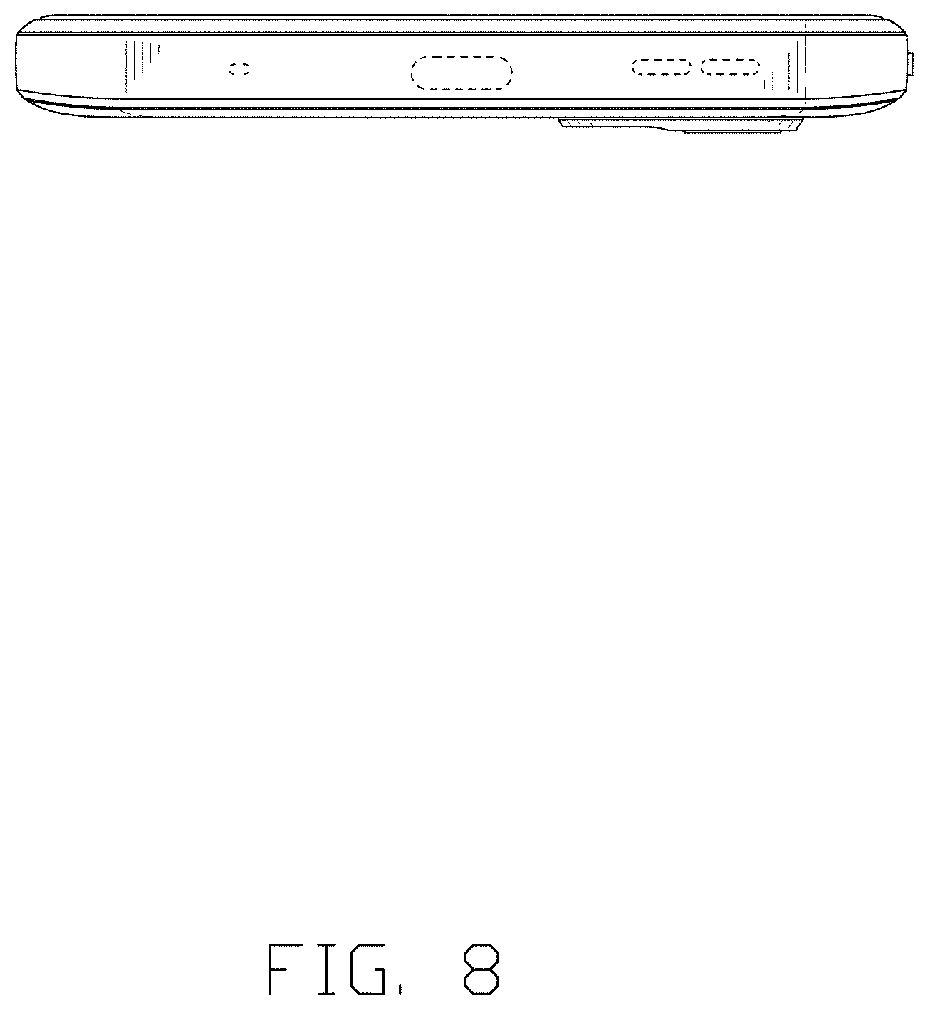 Patent USD1001761 Figure 8 – Mobile phone