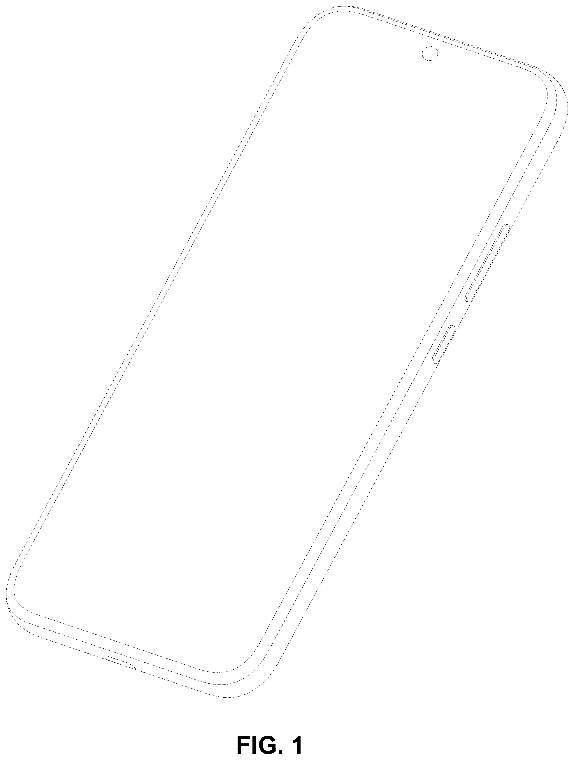 Patent USD1001762 Figure 1 – Mobile phone