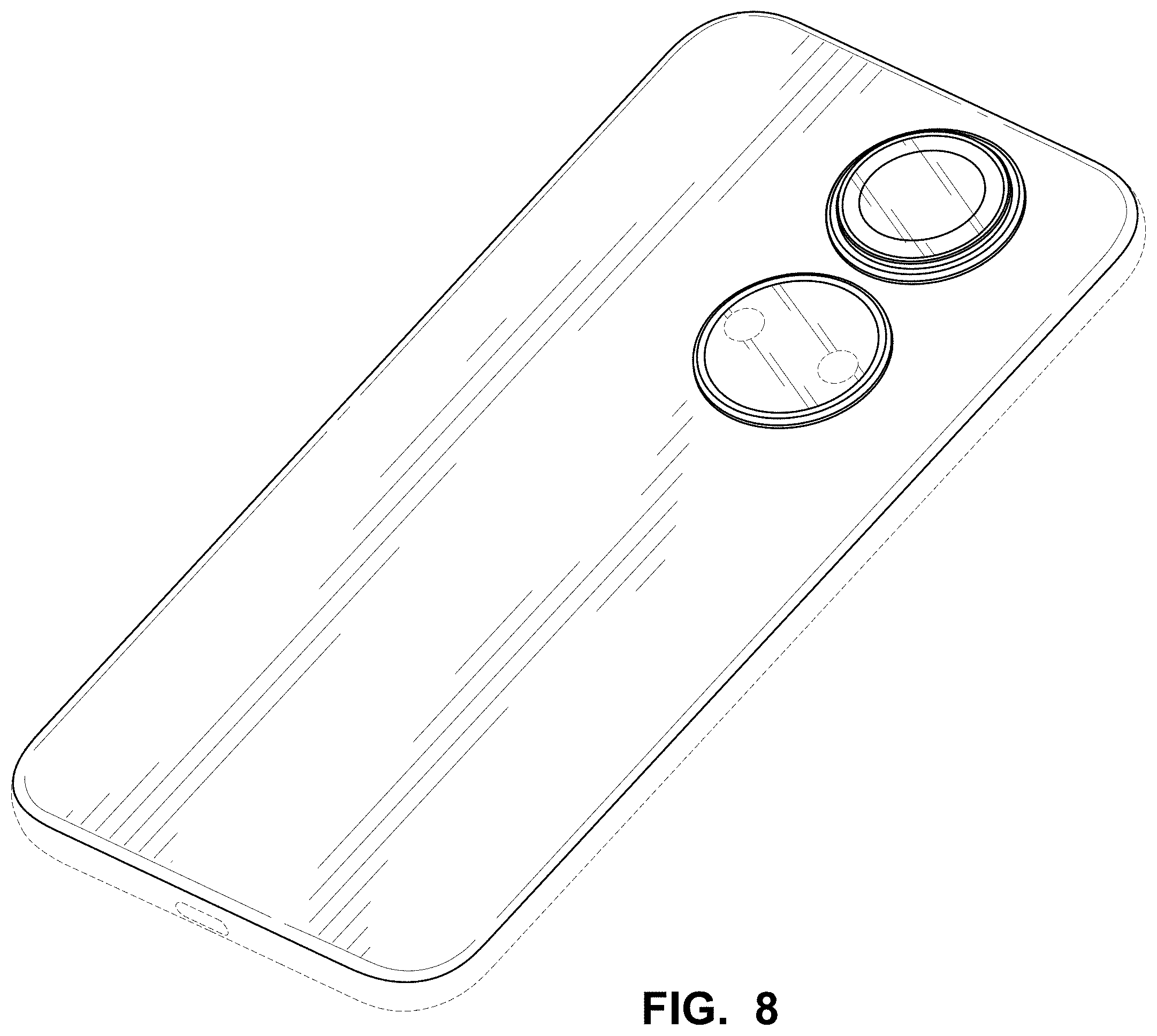 Patent USD1001762 Figure 6 – Mobile phone