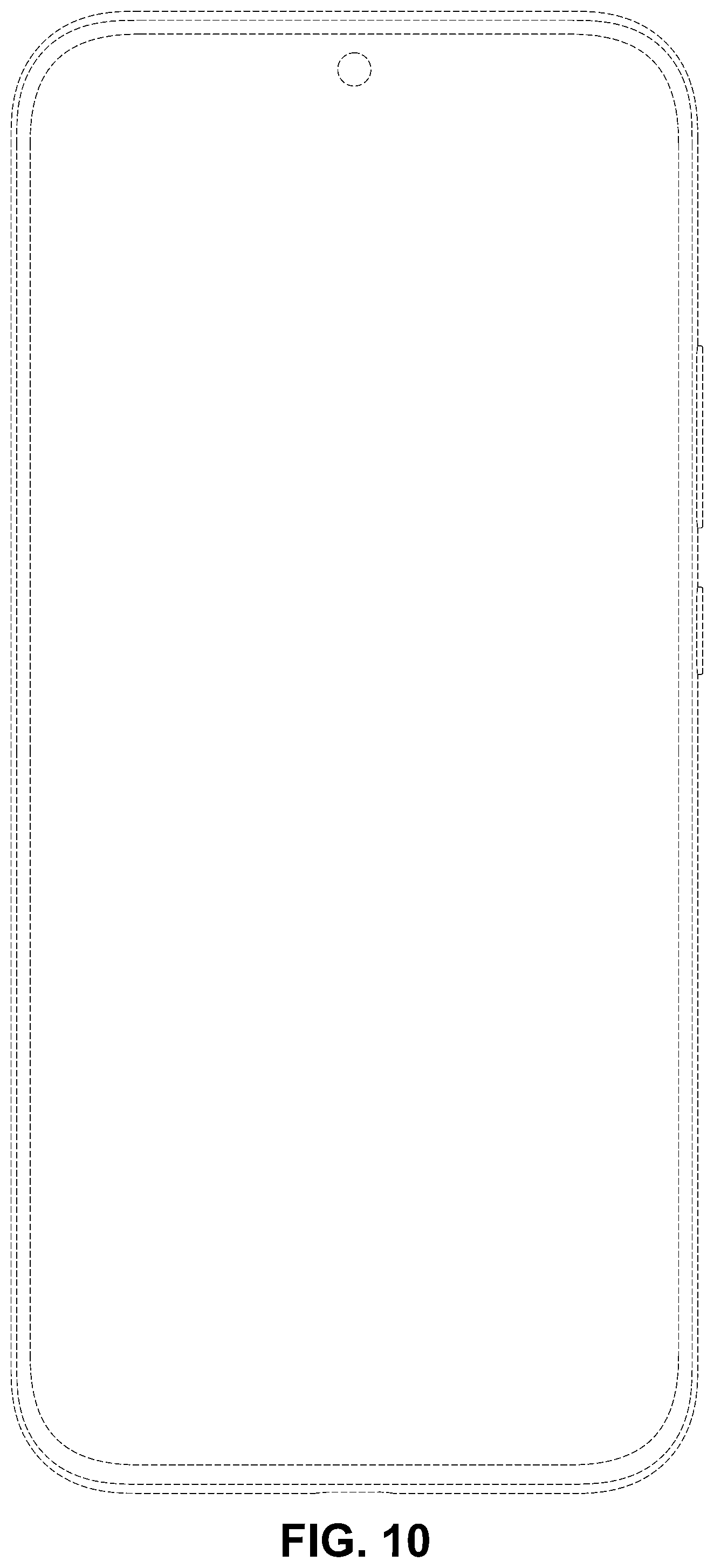 Patent USD1001762 Figure 8 – Mobile phone