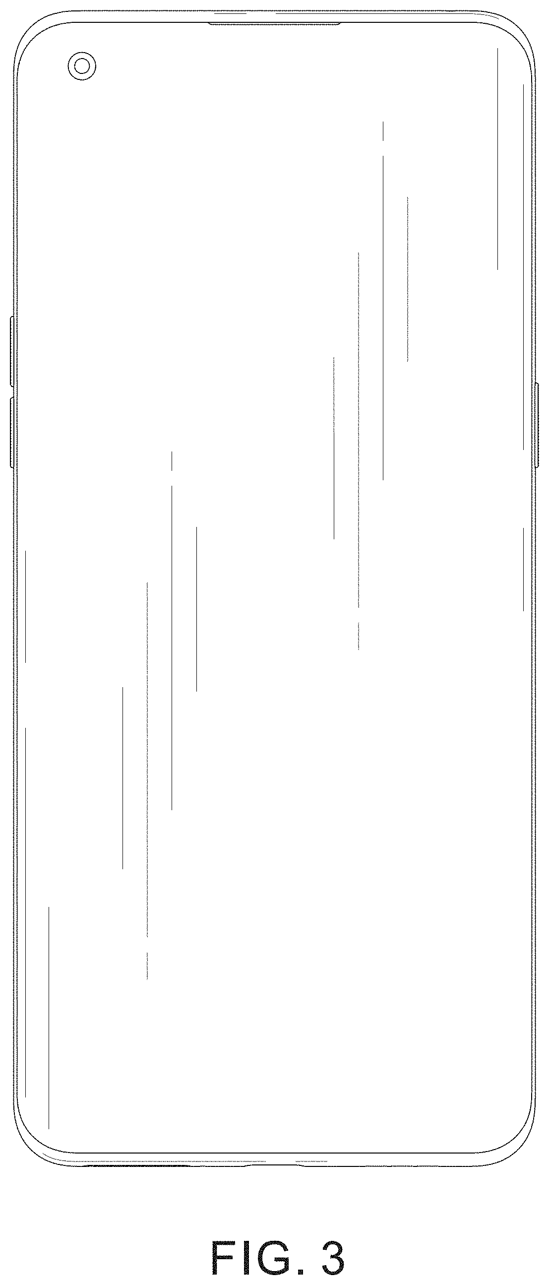 Patent USD1001763 Figure 3 – Mobile phone