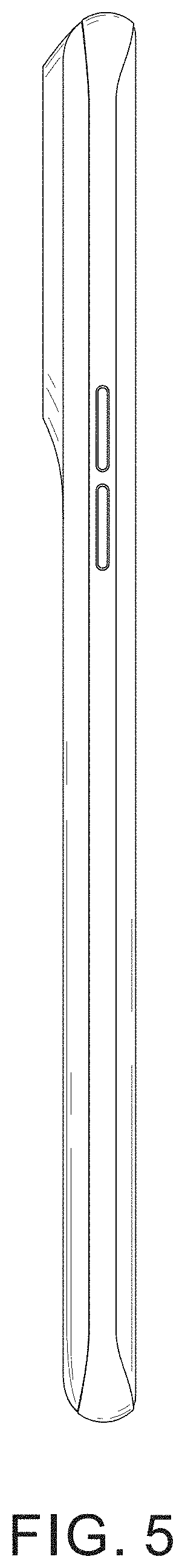 Patent USD1001763 Figure 5 – Mobile phone