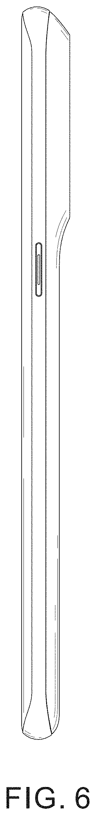 Patent USD1001763 Figure 6 – Mobile phone