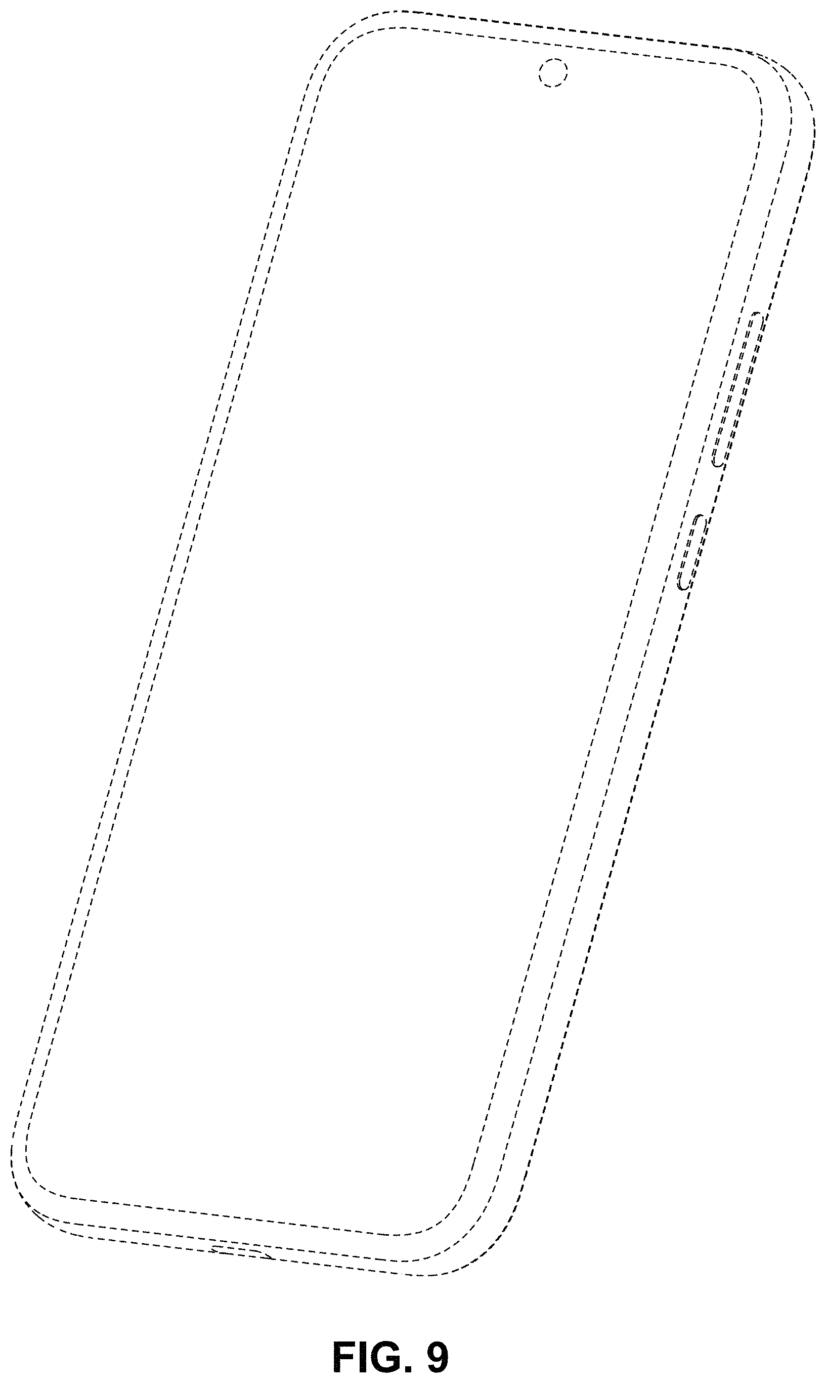 Patent USD1001764 Figure 7 – Mobile phone
