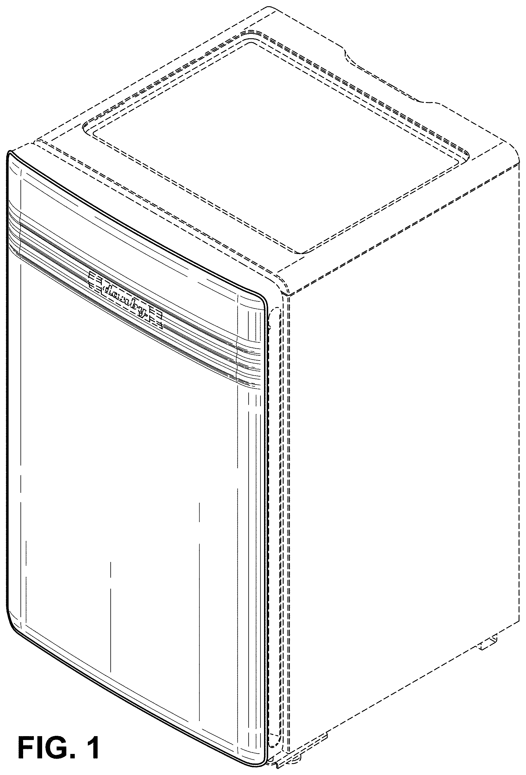 Patent USD1001769 Figure 1 – Refrigerator door