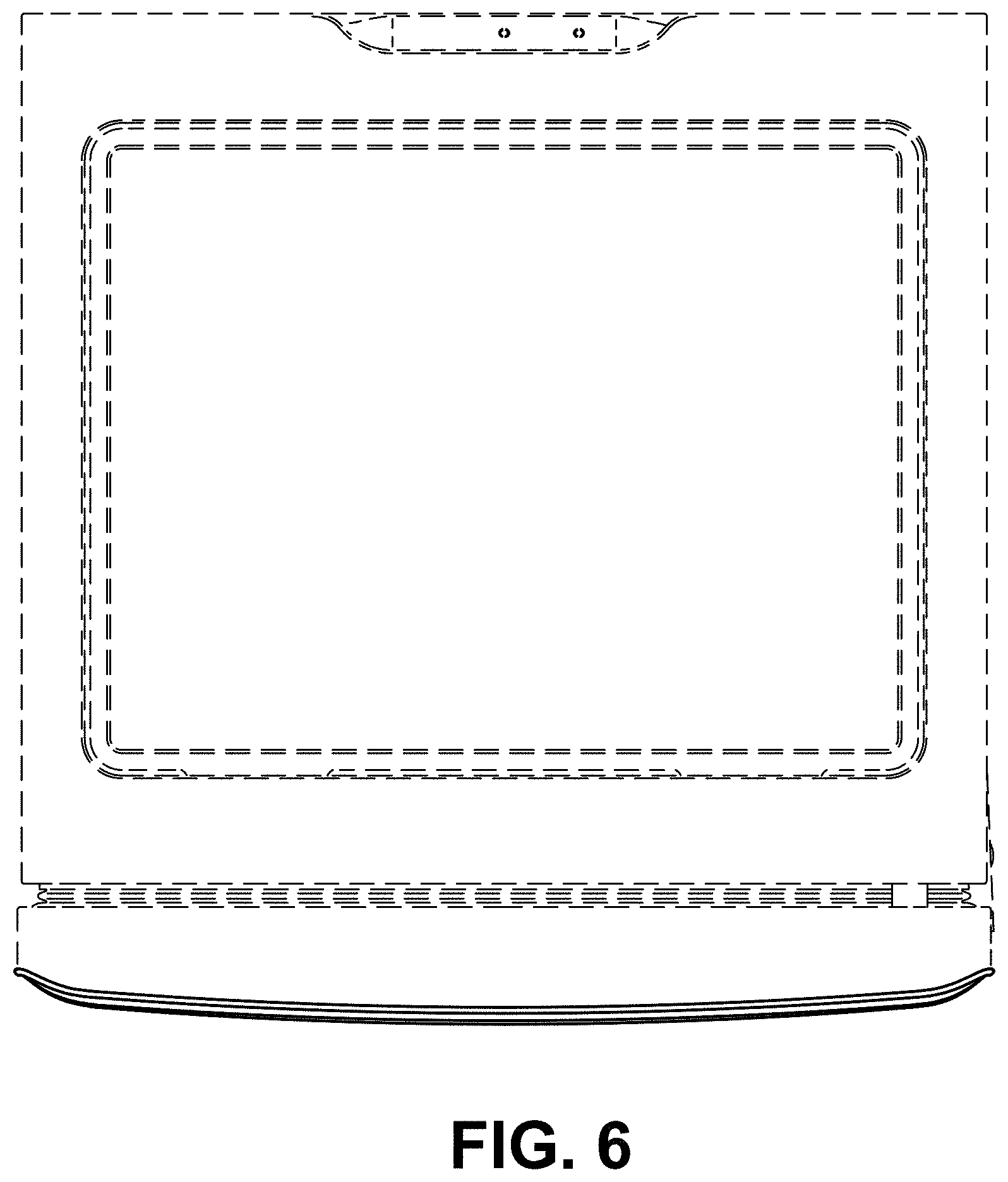 Patent USD1001769 Figure 6 – Refrigerator door