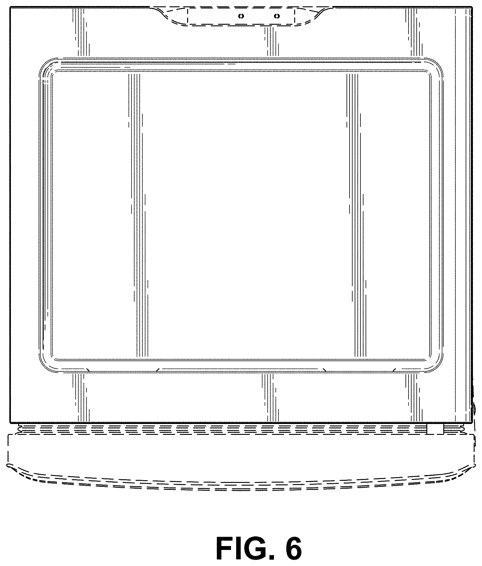 Patent USD1001770 Figure 6 – Refrigerator top