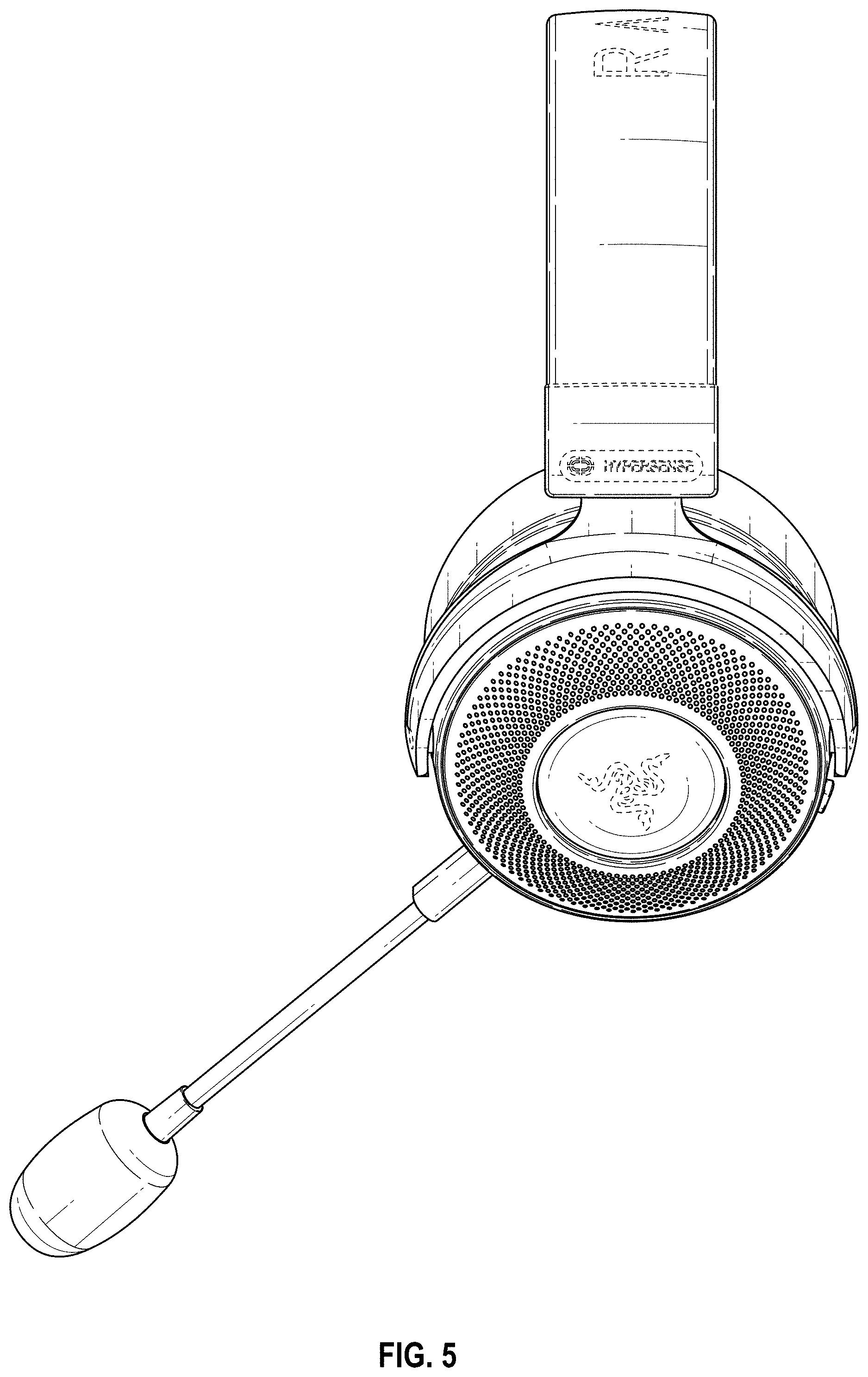 Patent USD1001771 Figure 5 – Headphone
