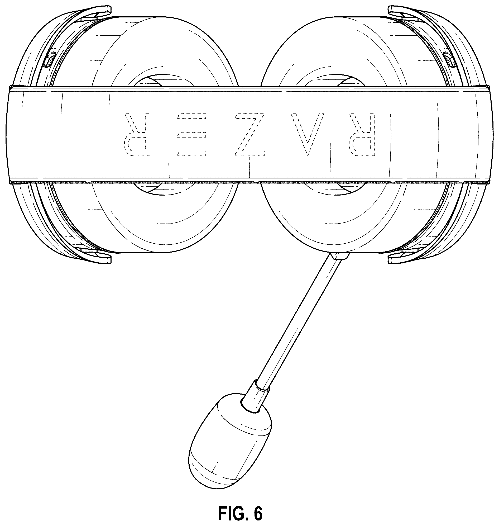 Patent USD1001771 Figure 6 – Headphone