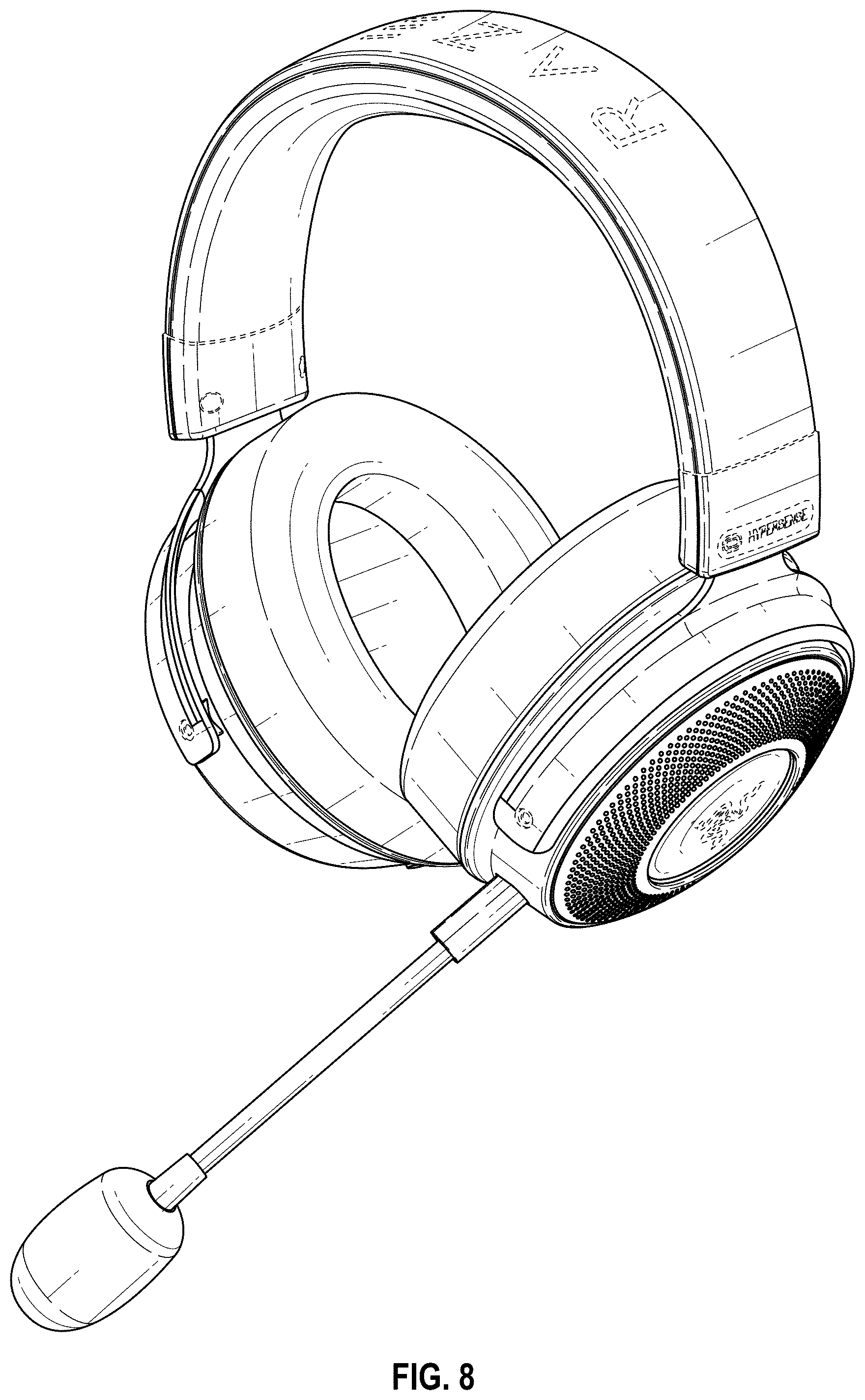 Patent USD1001771 Figure 8 – Headphone