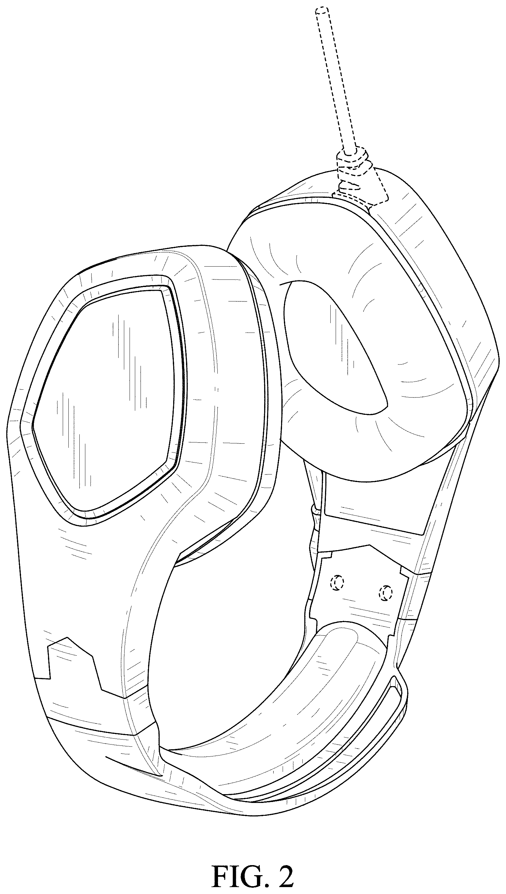 Patent USD1001772 Figure 2 – Headset