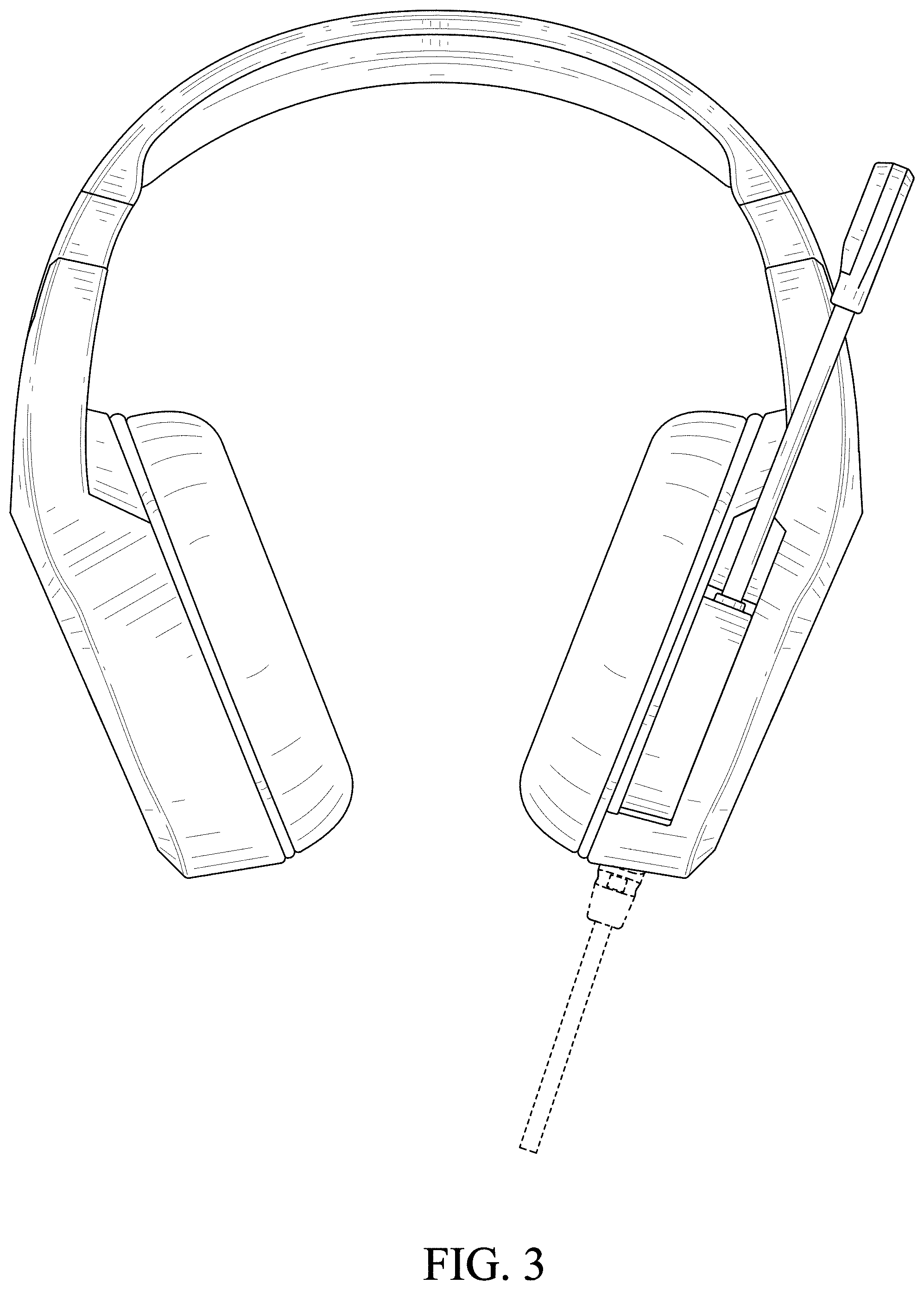 Patent USD1001772 Figure 3 – Headset