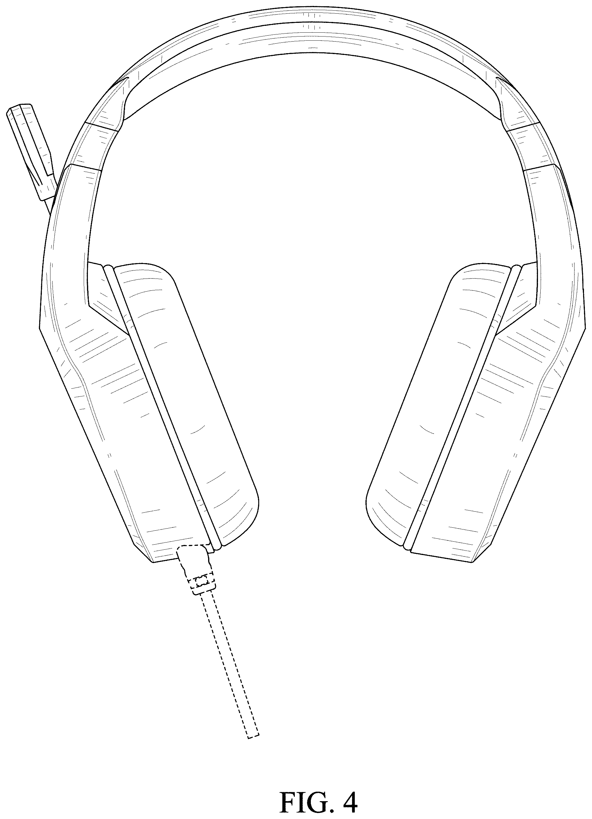 Patent USD1001772 Figure 4 – Headset