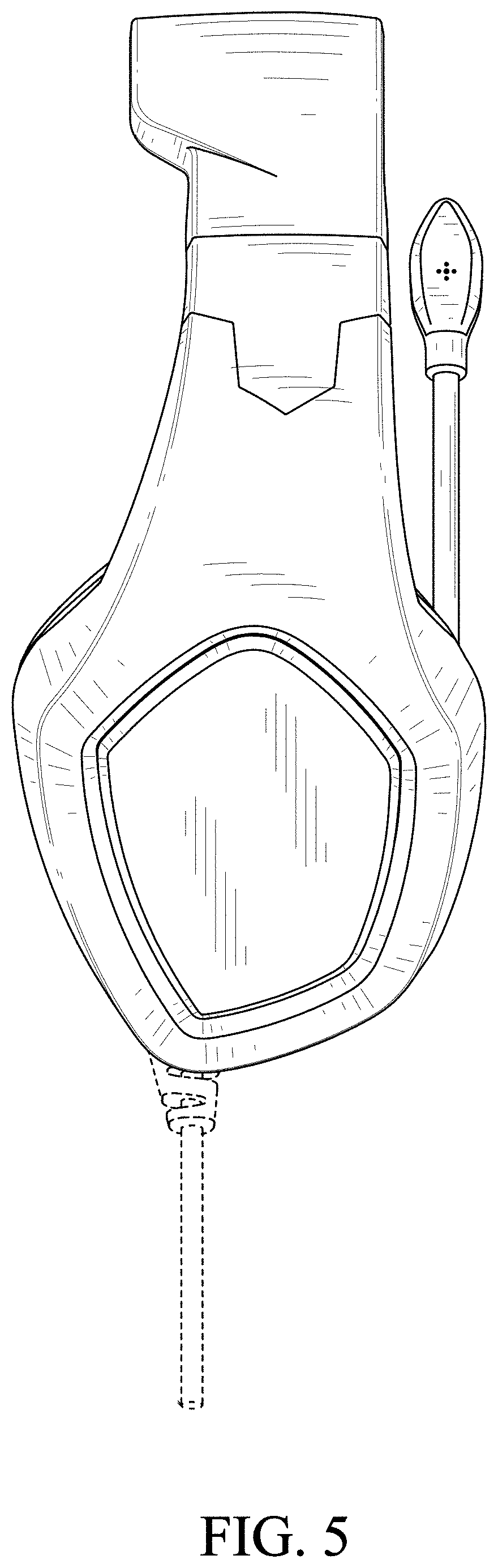 Patent USD1001772 Figure 5 – Headset