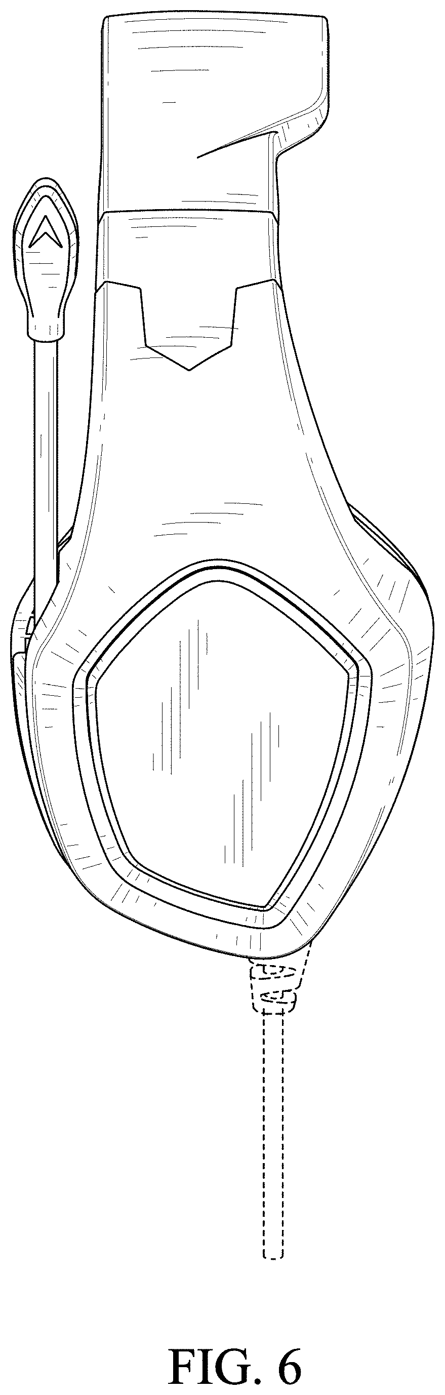 Patent USD1001772 Figure 6 – Headset