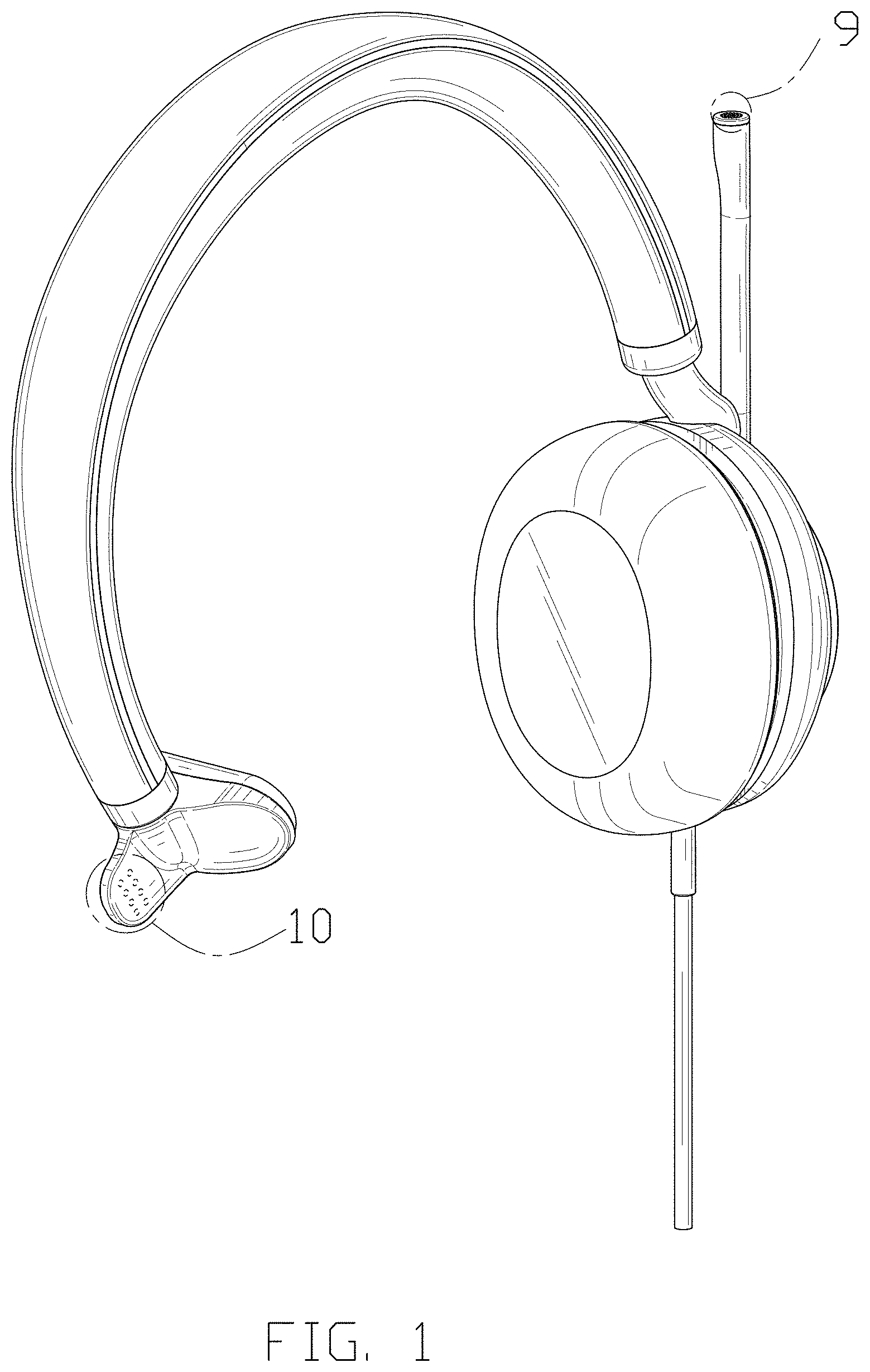 Patent USD1001773 Figure 1 – Headphone