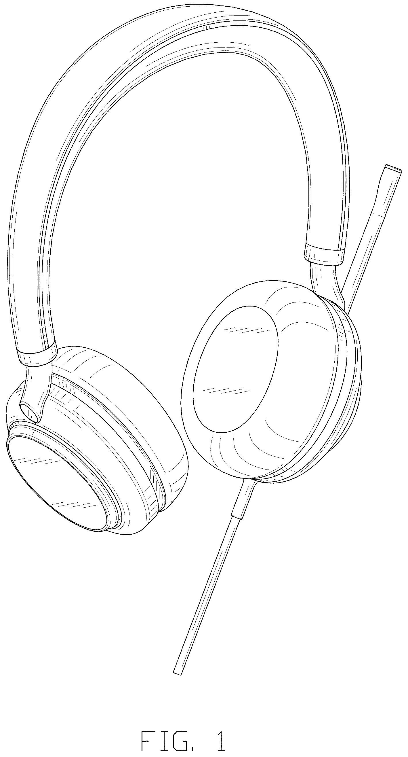 Patent USD1001774 Figure 1 – Headphone