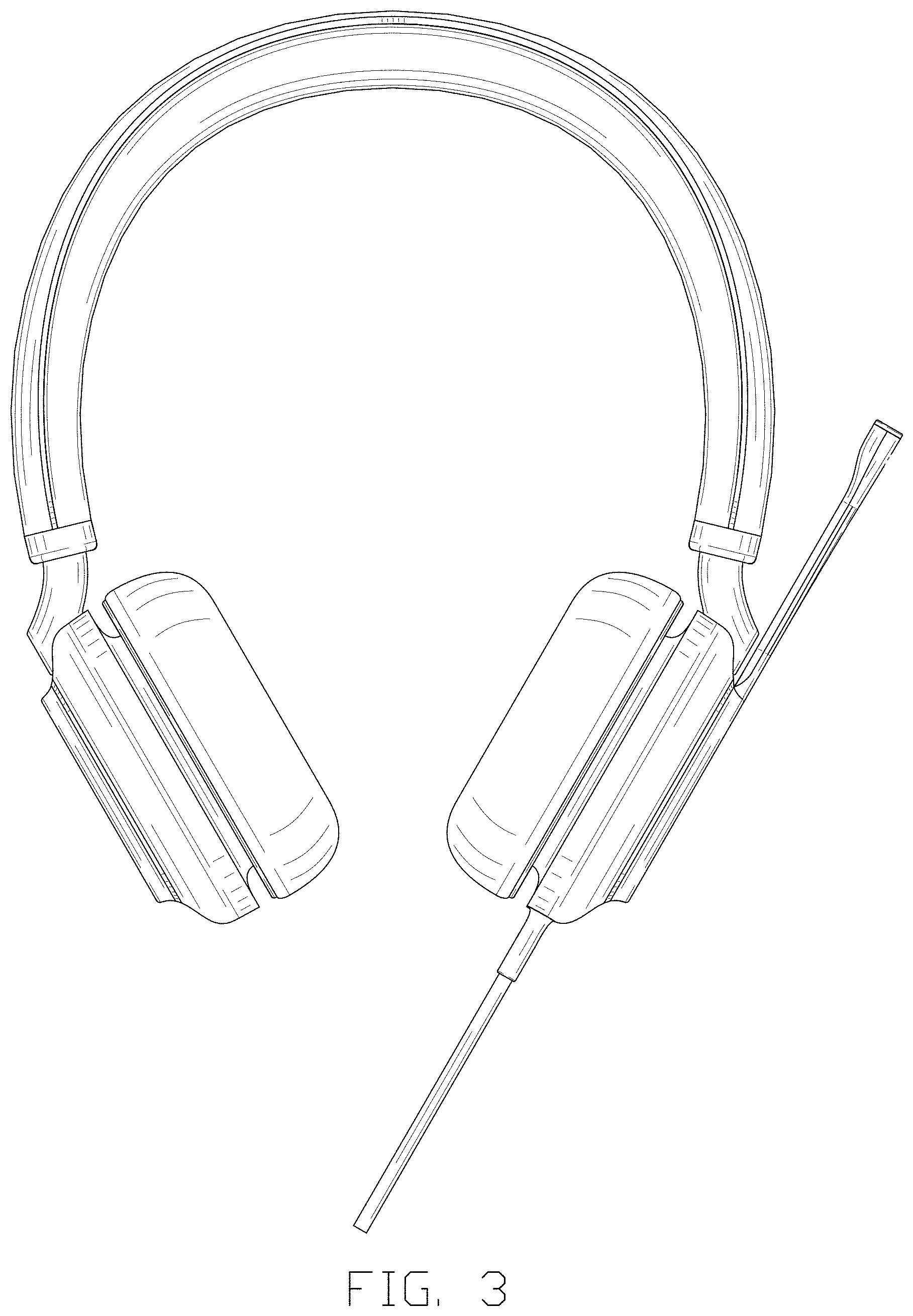 Patent USD1001774 Figure 3 – Headphone